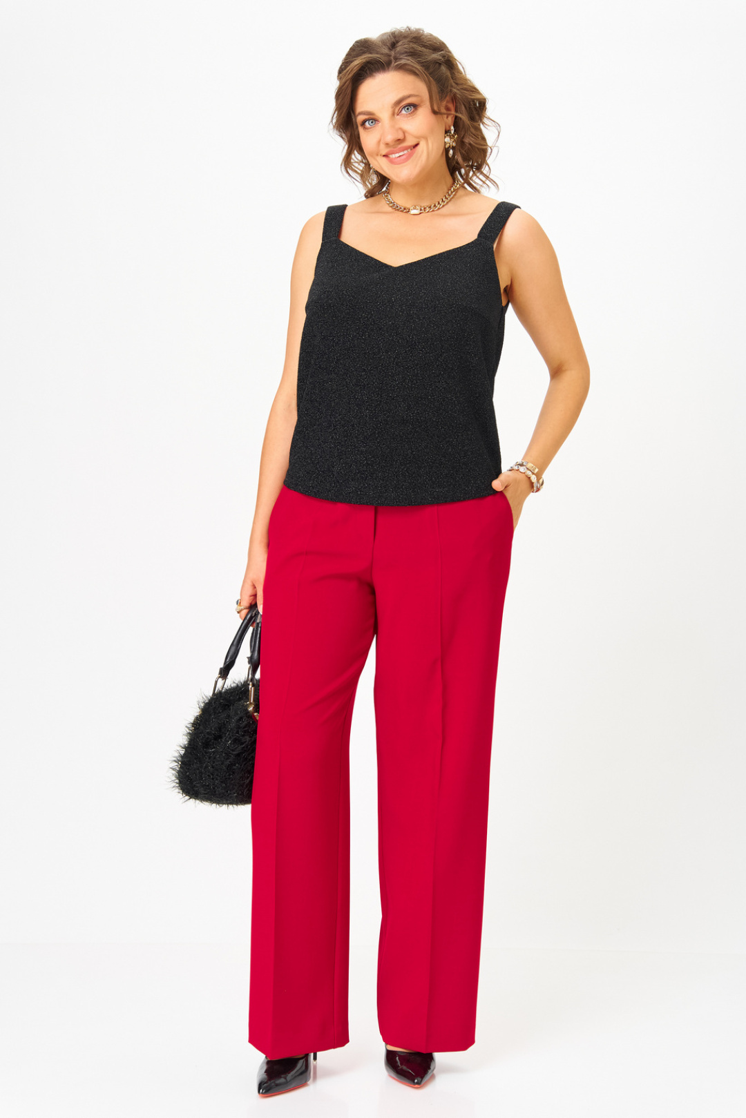 Топ Твой Имидж 2298 черный - фото 4