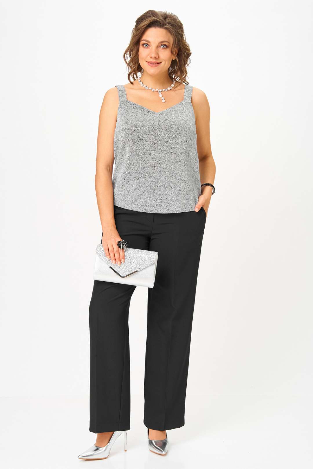 Топ Твой Имидж 2298 серебро - фото 3