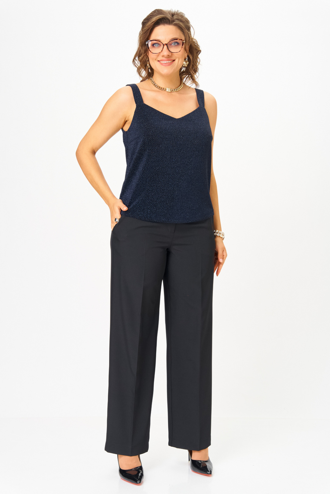 Топ Твой Имидж 2298 синий - фото 5