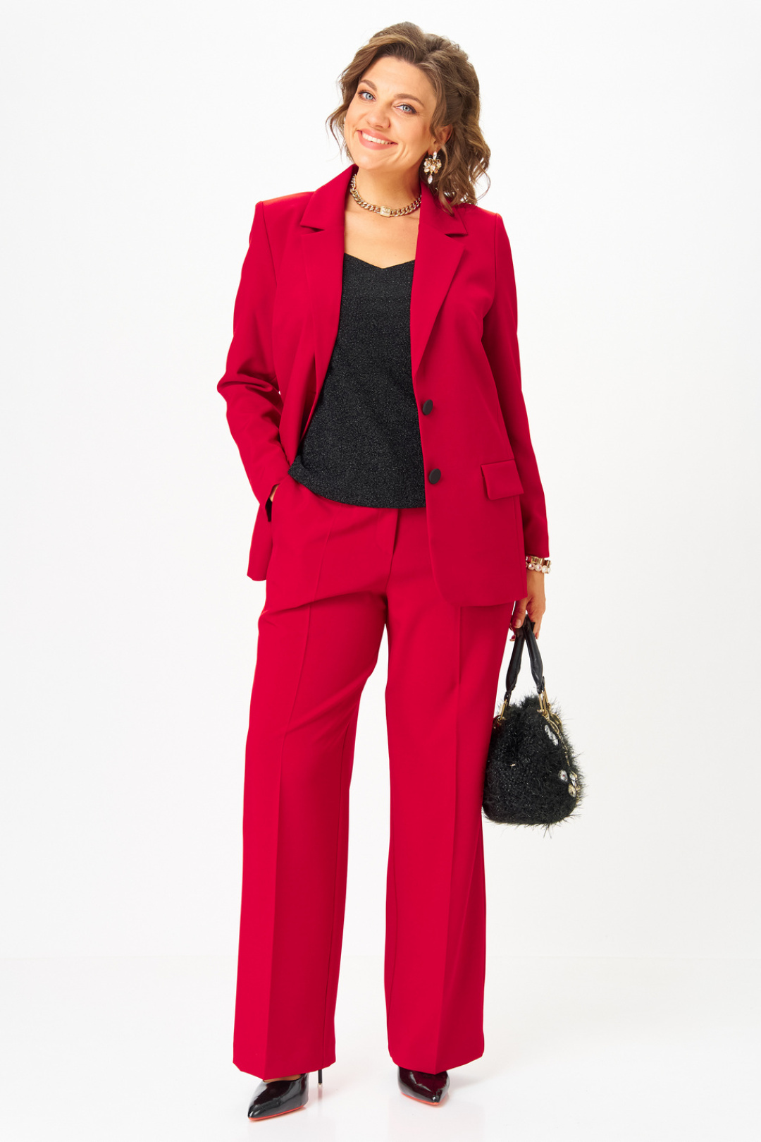 Костюм Твой Имидж 2301 красный - фото 3