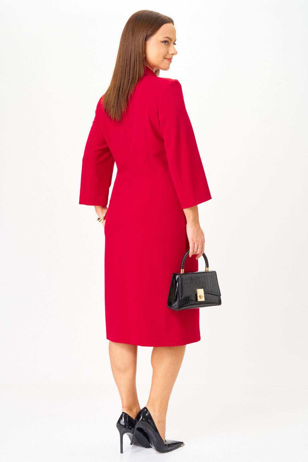 Платье Твой Имидж 2305 красный - фото 2