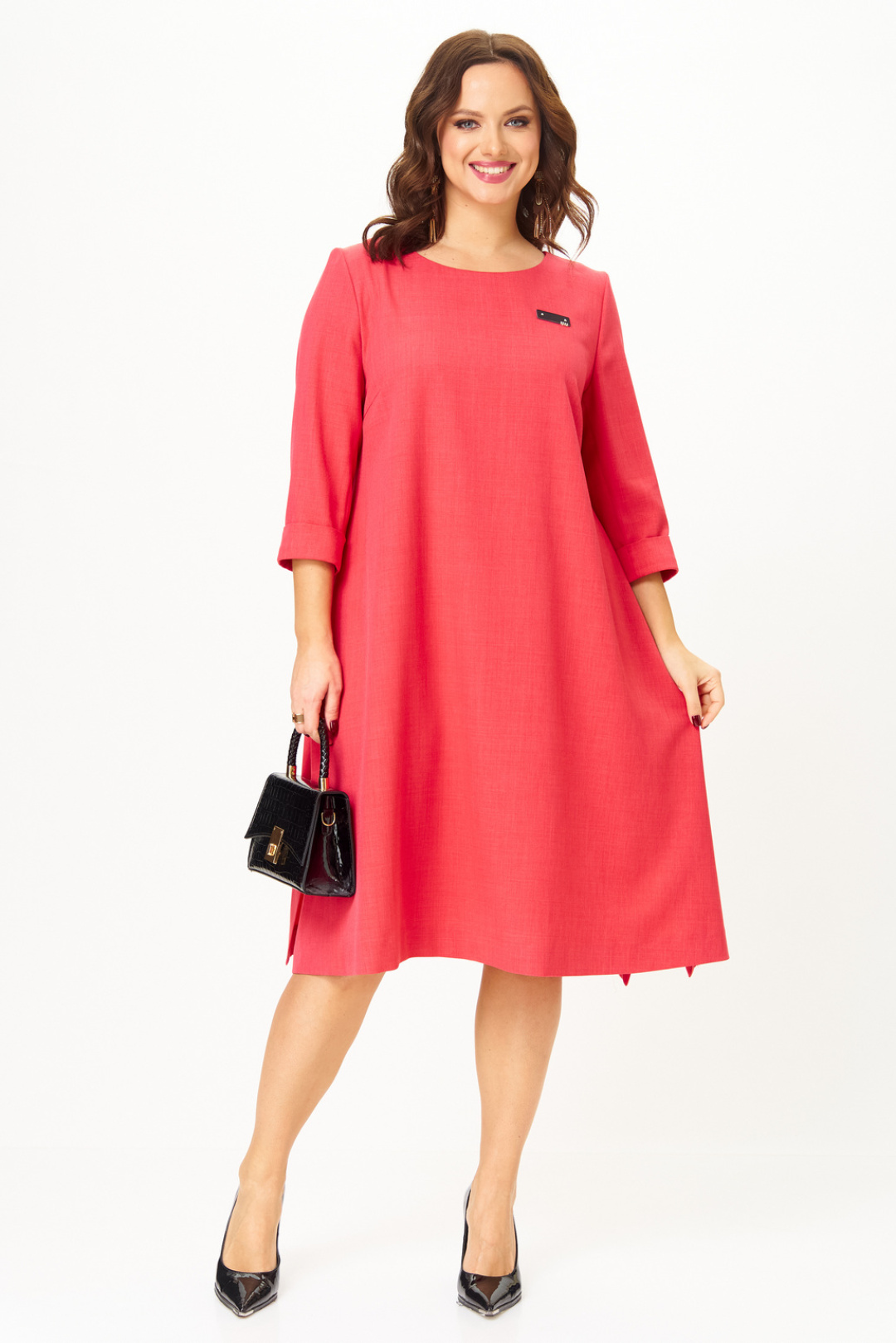 Платье Твой Имидж 2332 коралл - фото 1