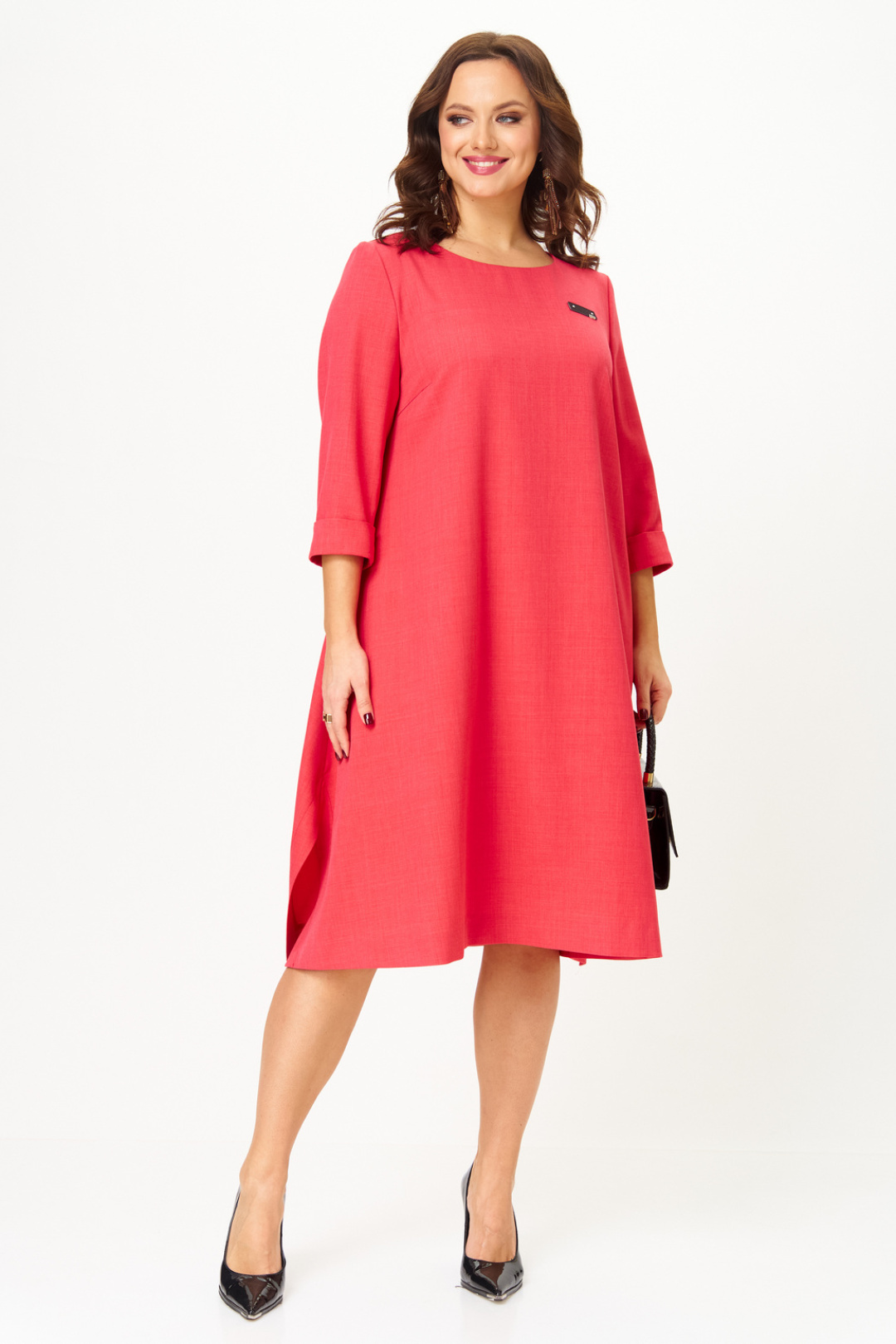 Платье Твой Имидж 2332 коралл - фото 3