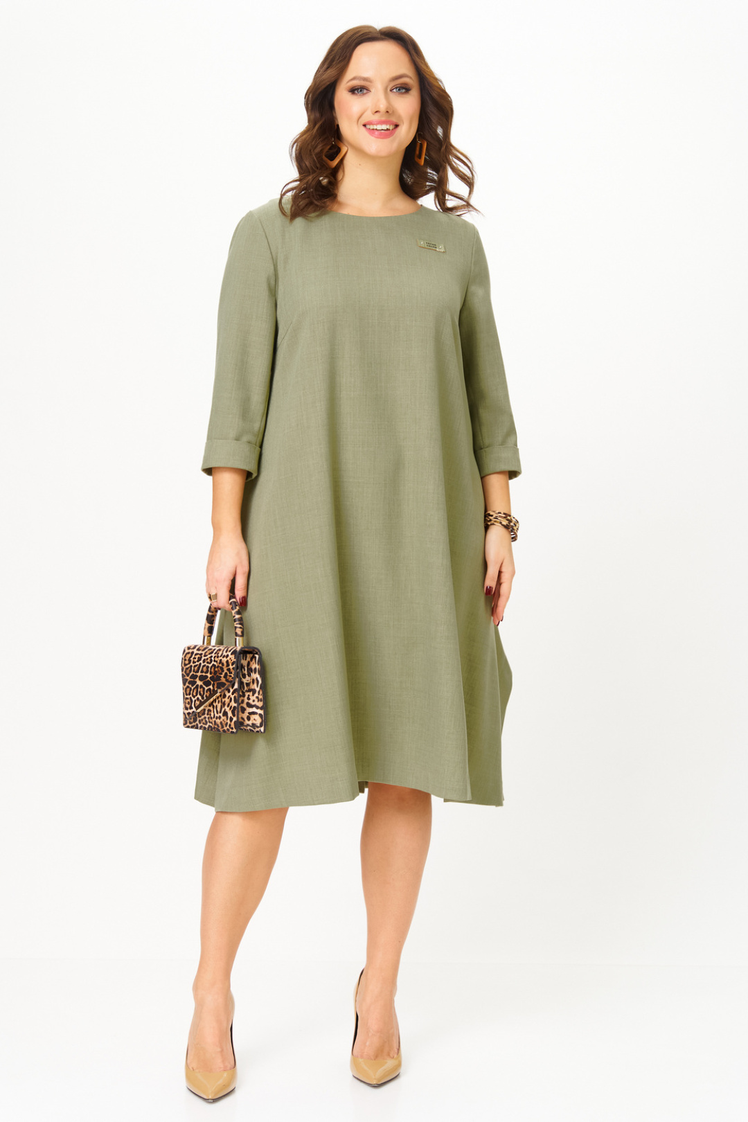 Платье Твой Имидж 2333 фисташка - фото 5