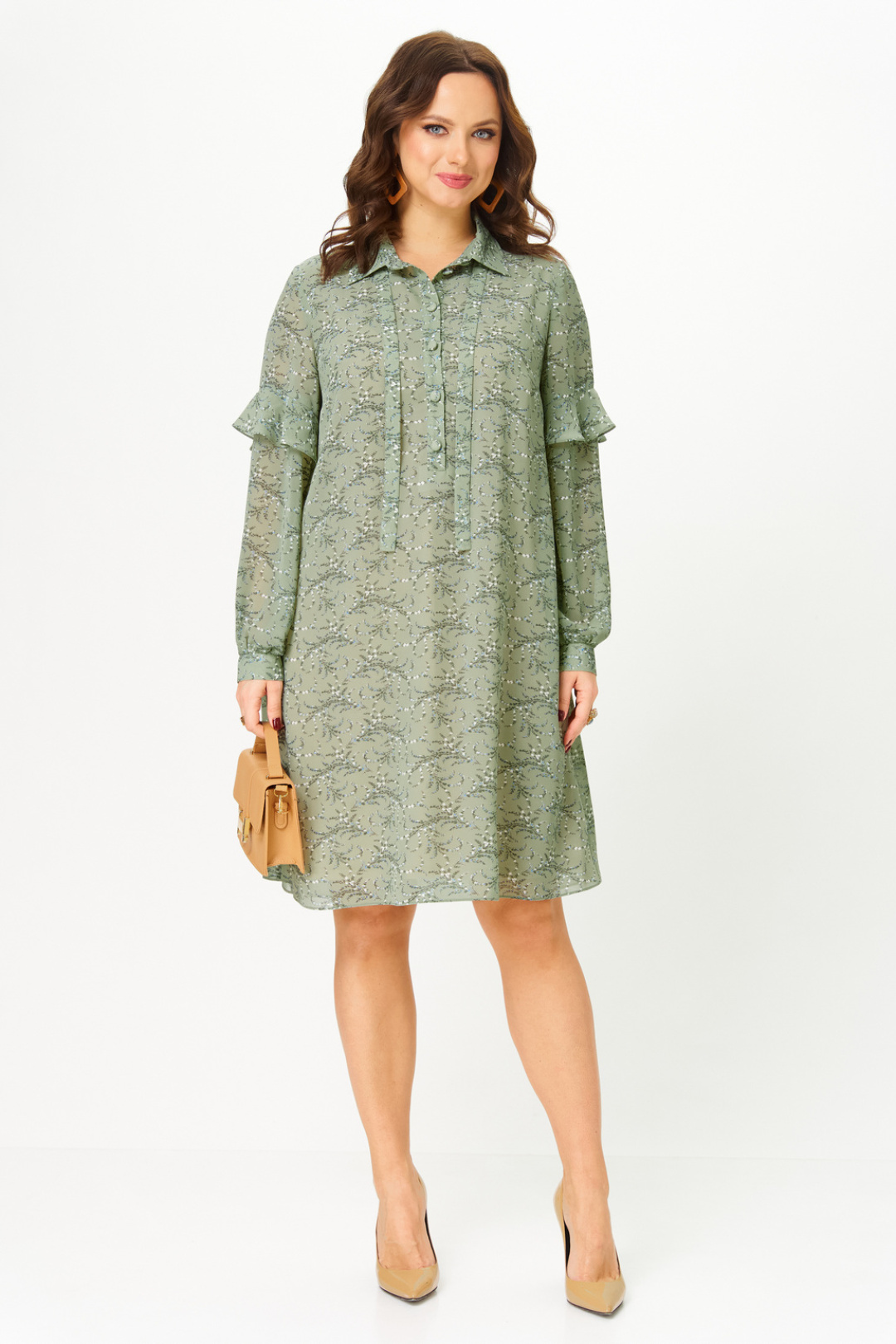 Платье Твой Имидж 2338 фисташка - фото 1