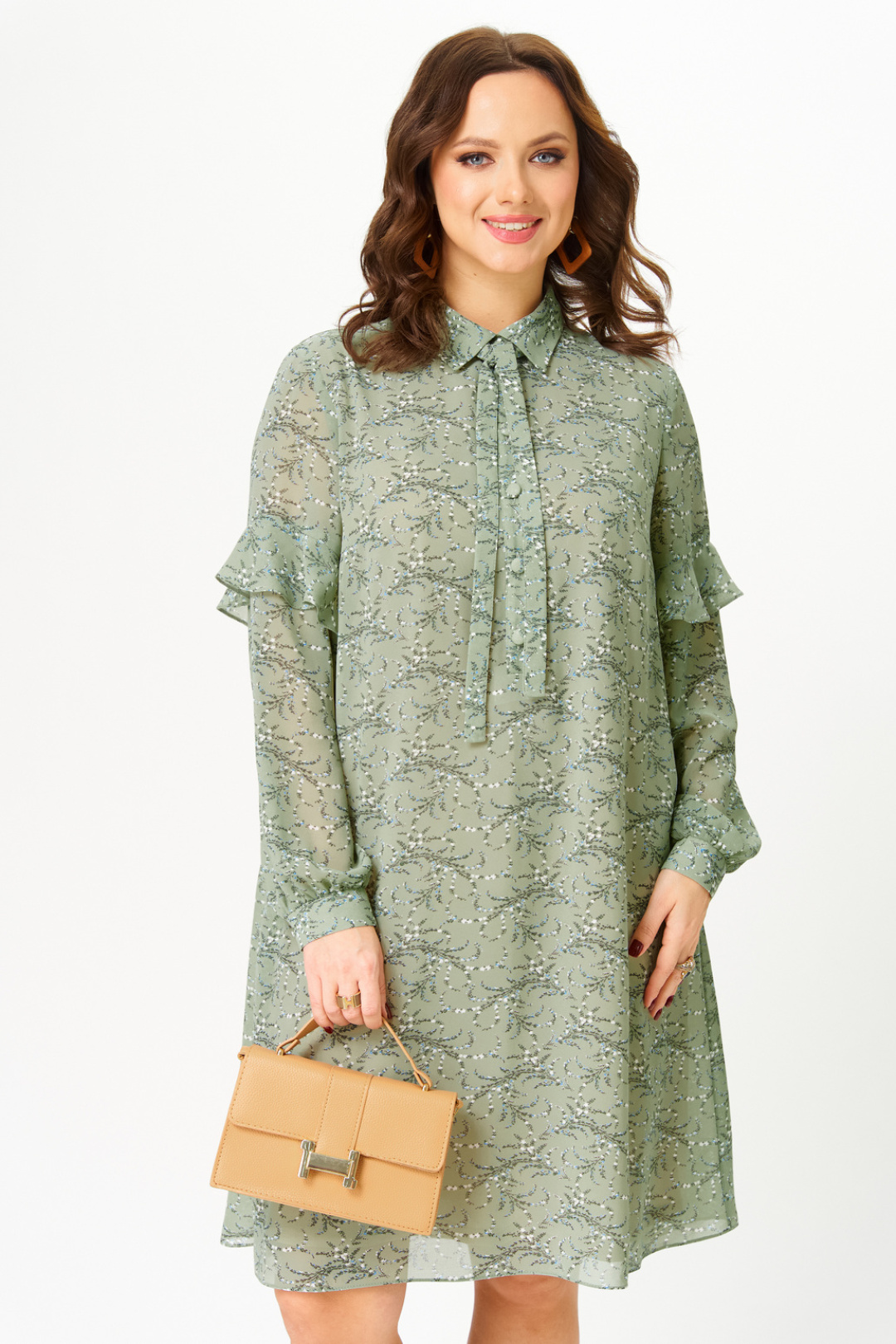 Платье Твой Имидж 2338 фисташка - фото 5