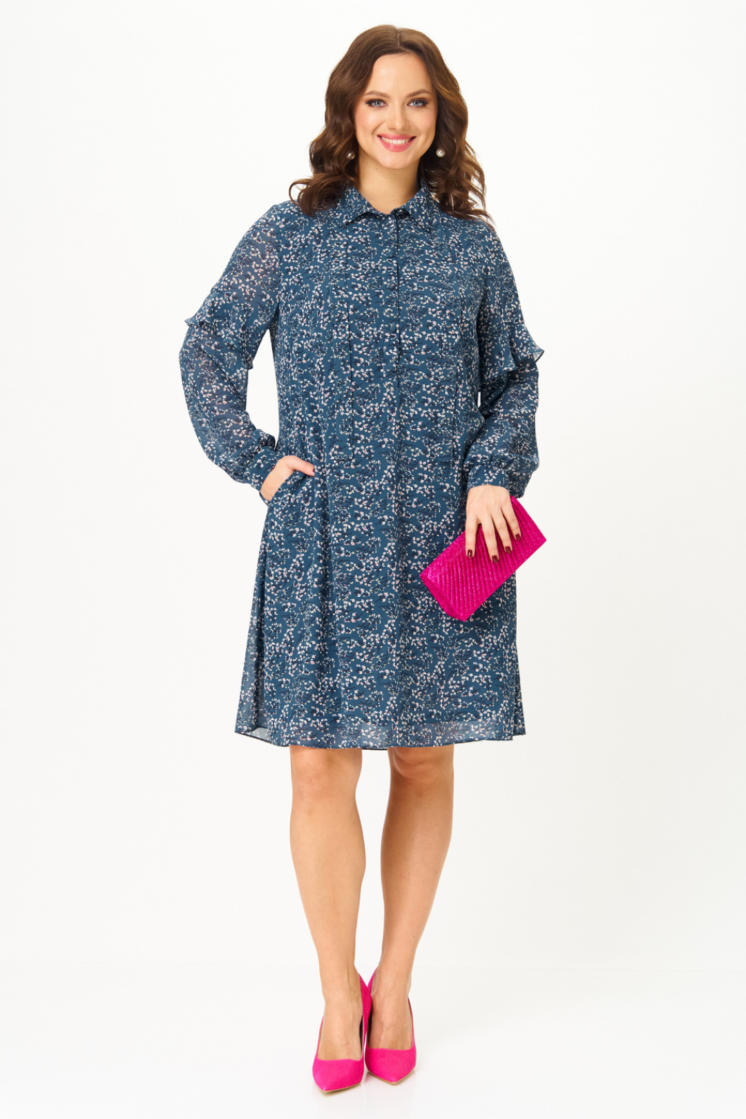 Платье Твой Имидж 2339 маренго - фото 4