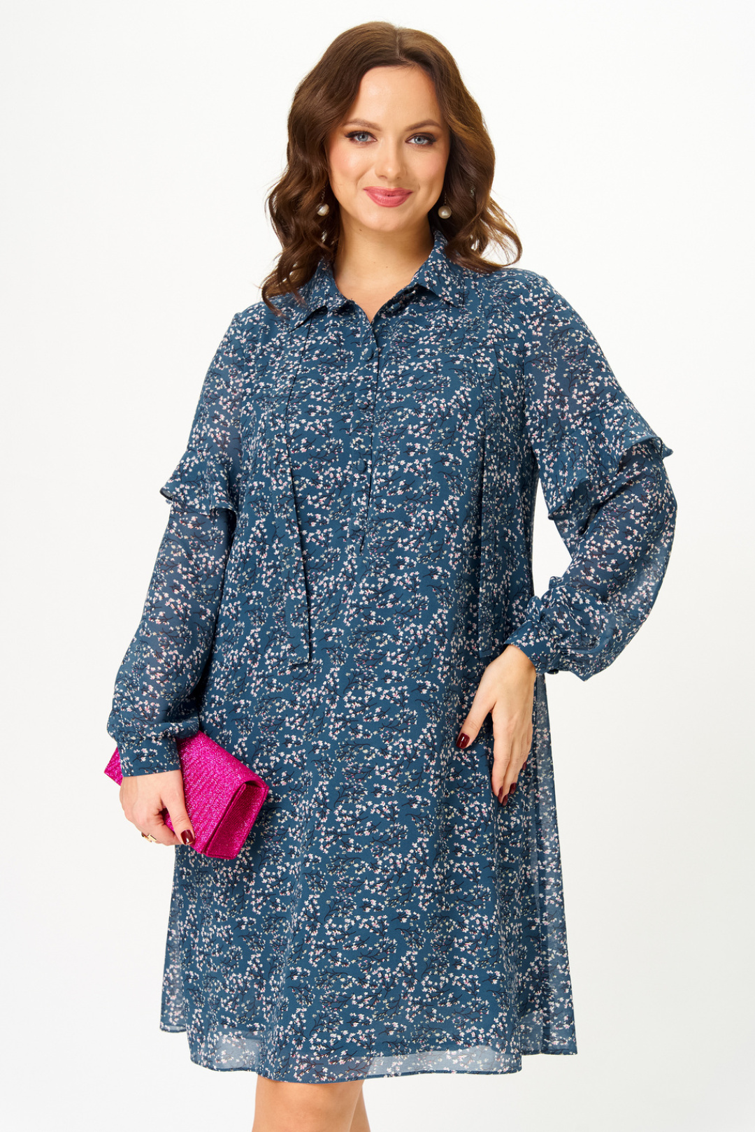 Платье Твой Имидж 2339 маренго - фото 6