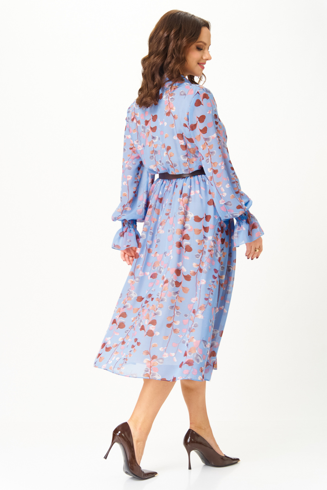 Платье Твой Имидж 2344 небесно-голубой - фото 2