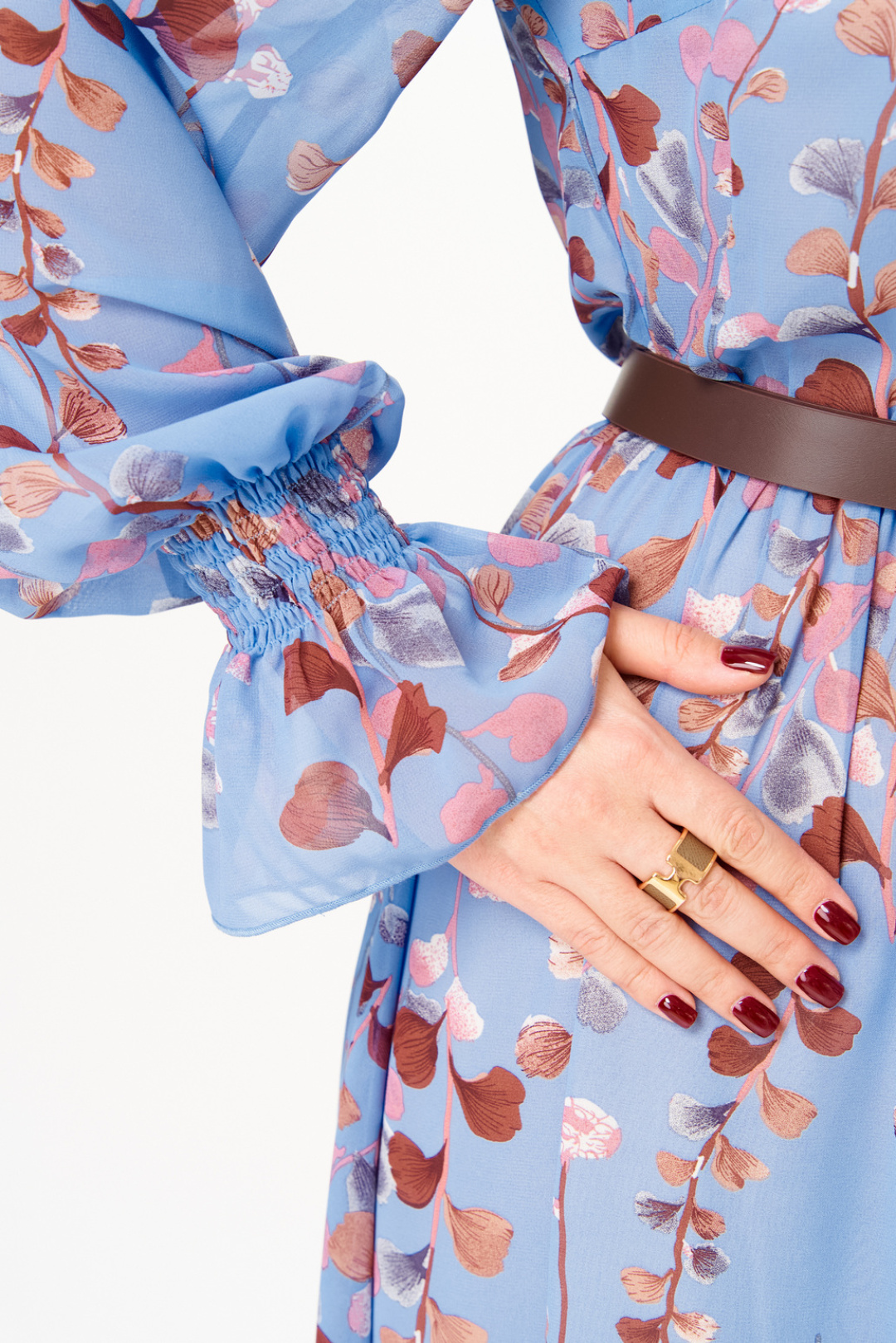 Платье Твой Имидж 2344 небесно-голубой - фото 6