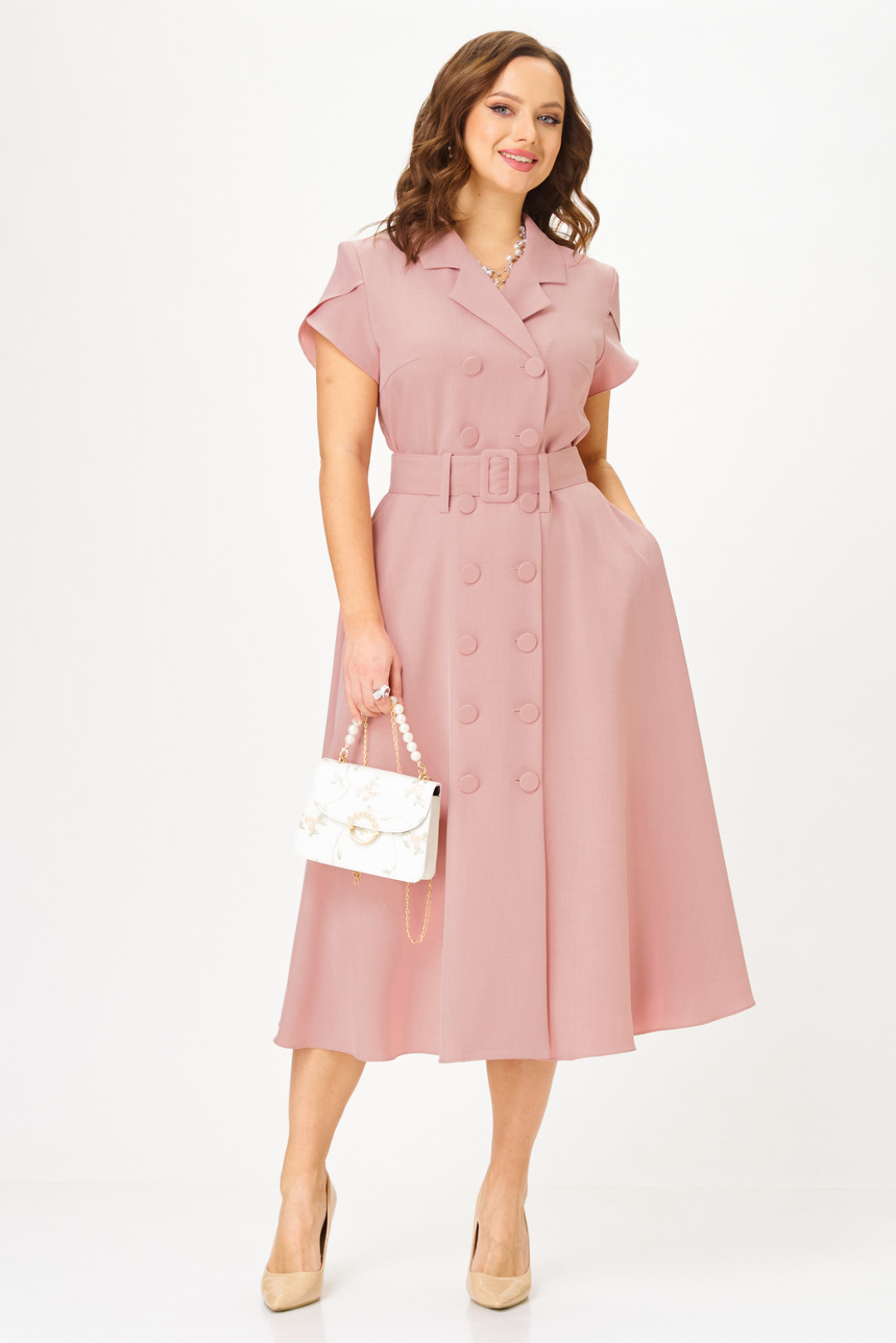 Платье Твой Имидж 2345 пыльная роза - фото 5