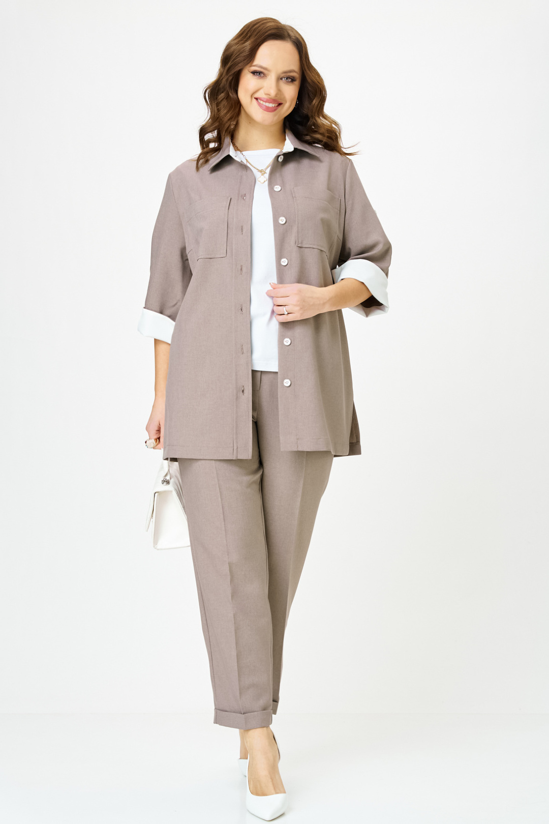 Костюм Твой Имидж 2358 капучино - фото 5