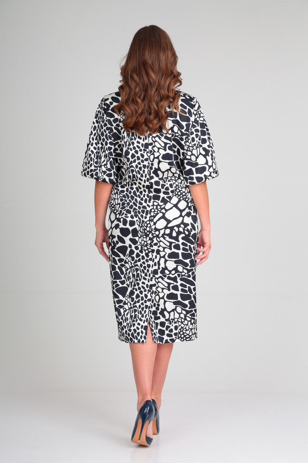 Платье Верита 2171 синий - фото 4