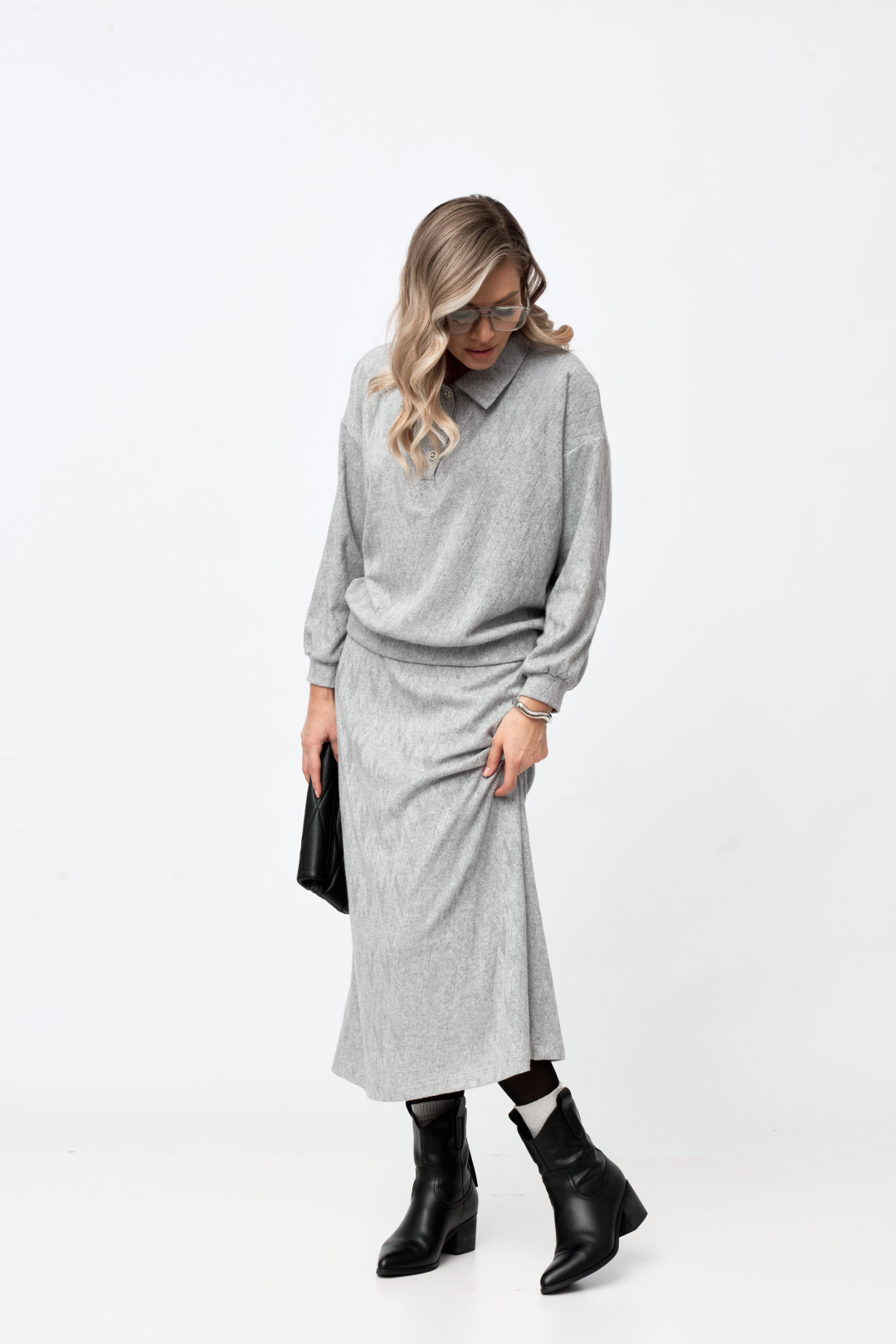 Костюм Верита 2428 серый - фото 2