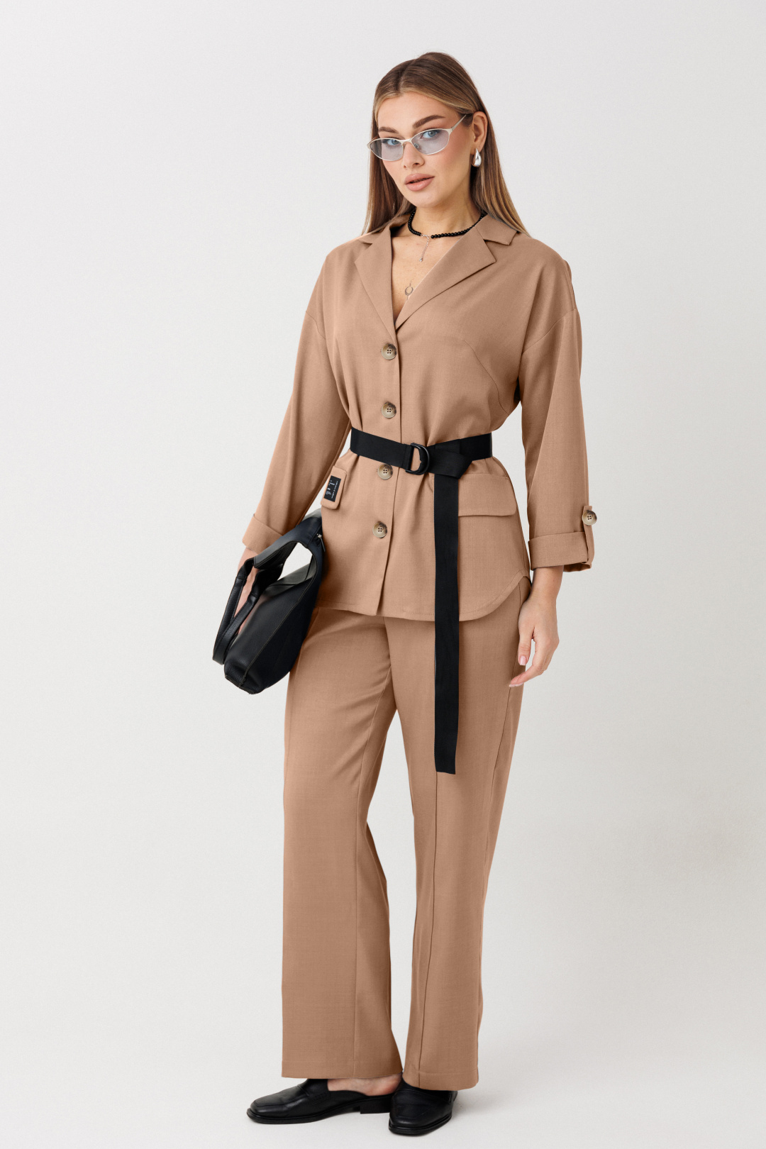 Костюм Верита 2443 песочный - фото 1