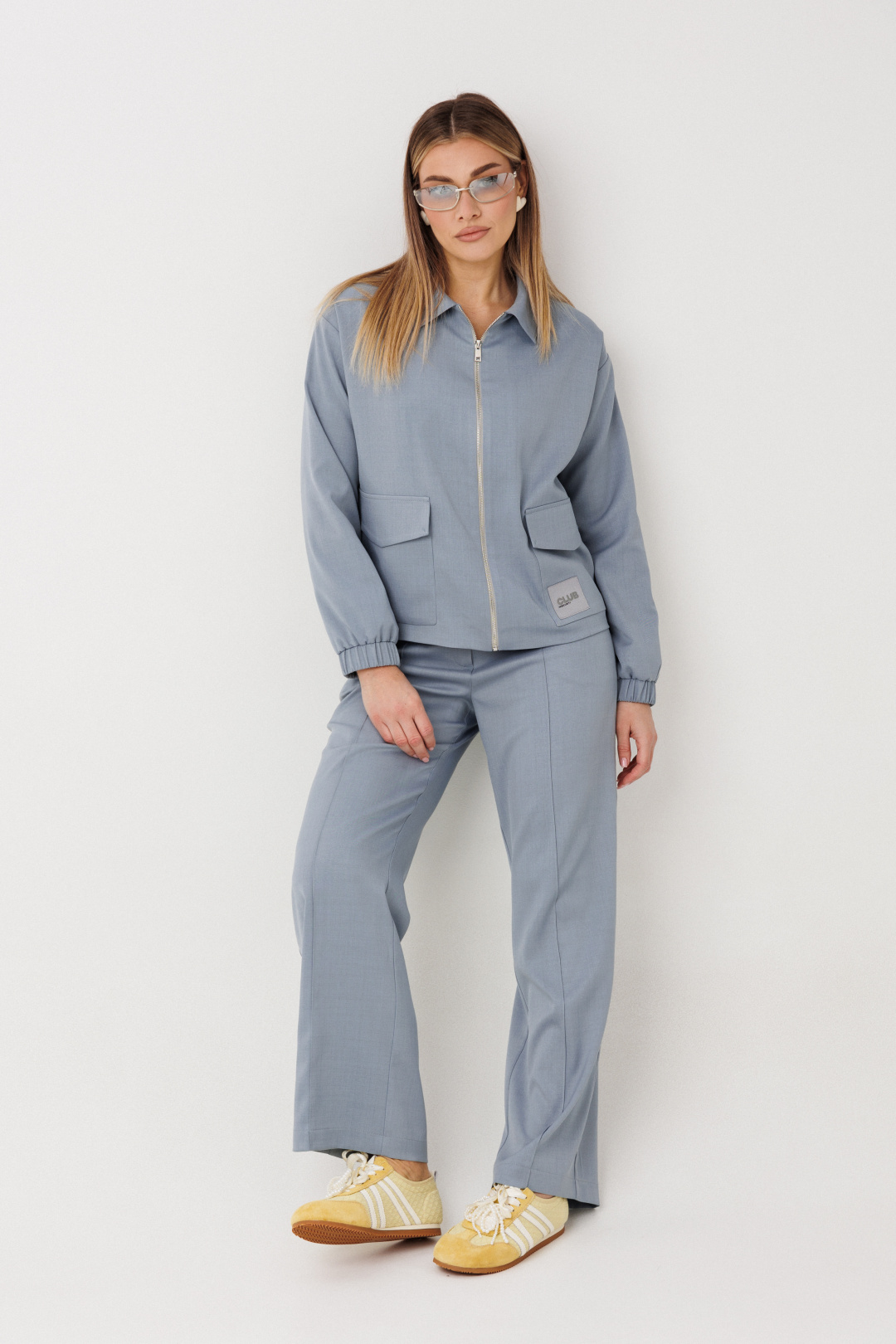 Костюм Верита 2444 голубой - фото 1