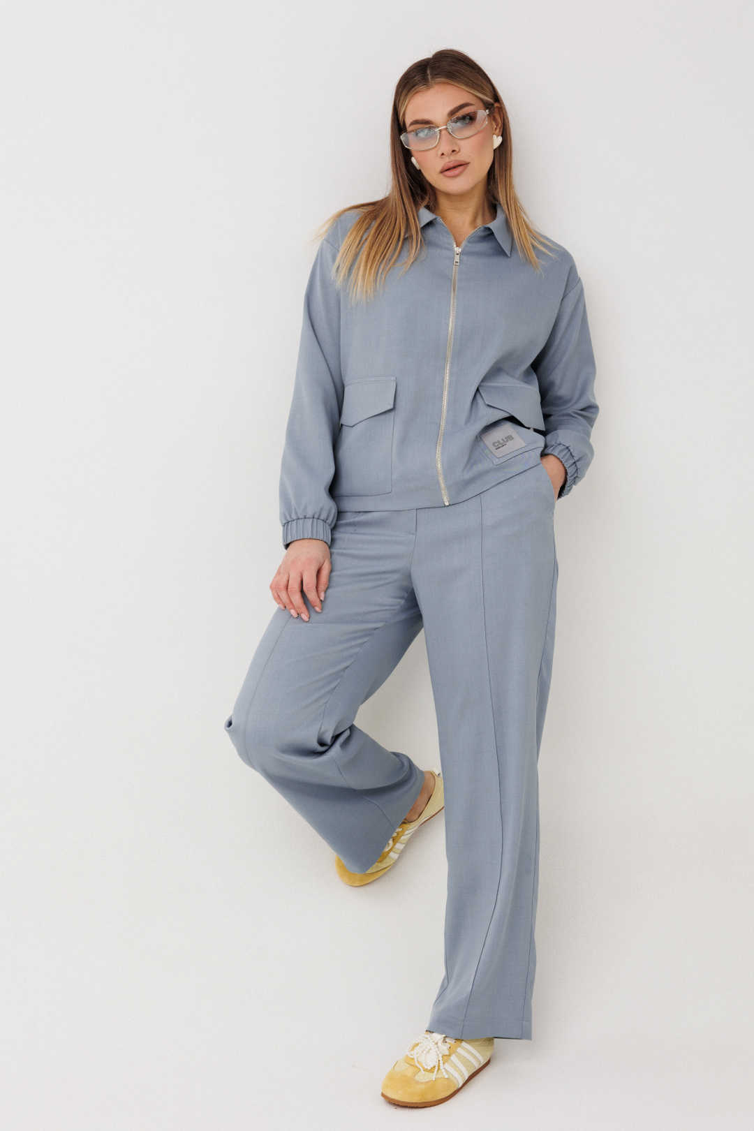 Костюм Верита 2444 голубой - фото 5