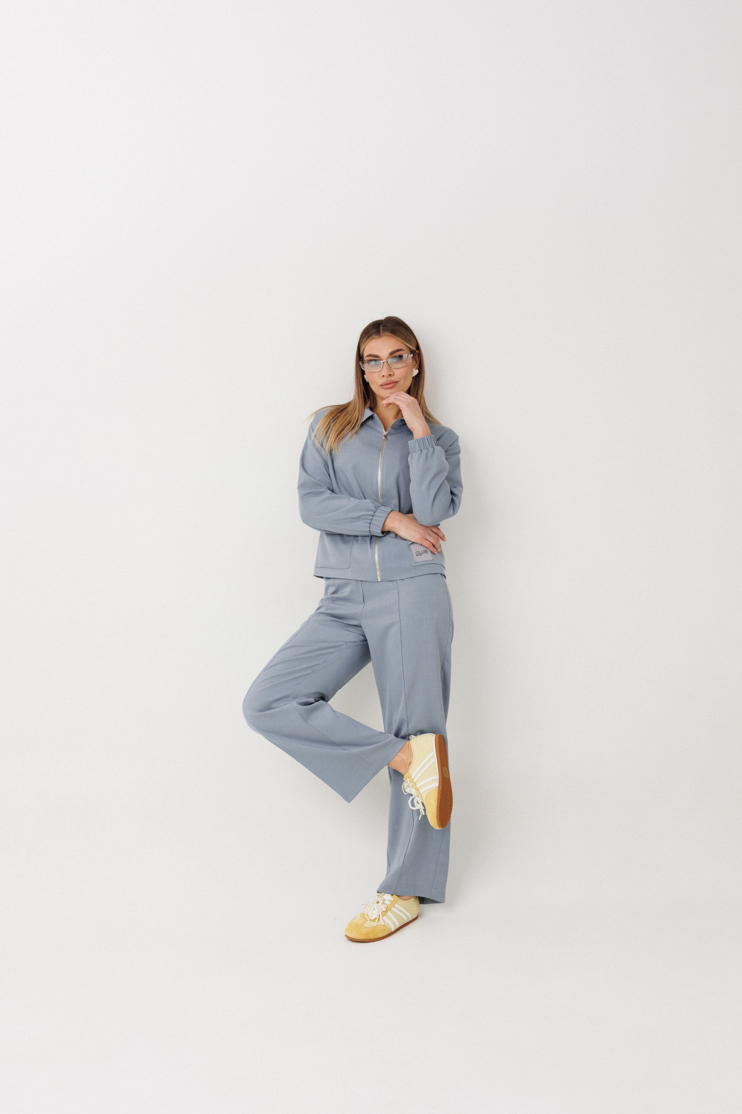 Костюм Верита 2444 голубой - фото 6