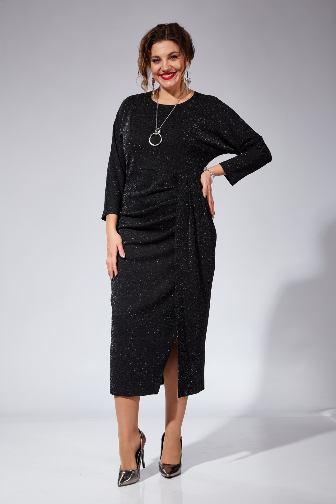 Платье Vi oro 1104 черный - фото 5