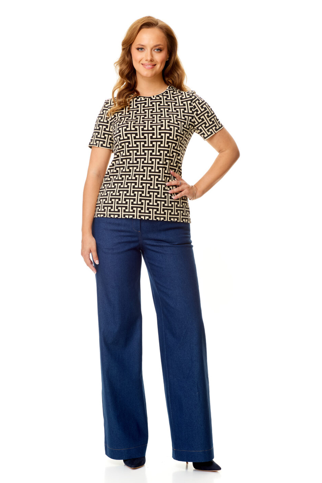 Костюм Vi oro 1140-2 деним - фото 5