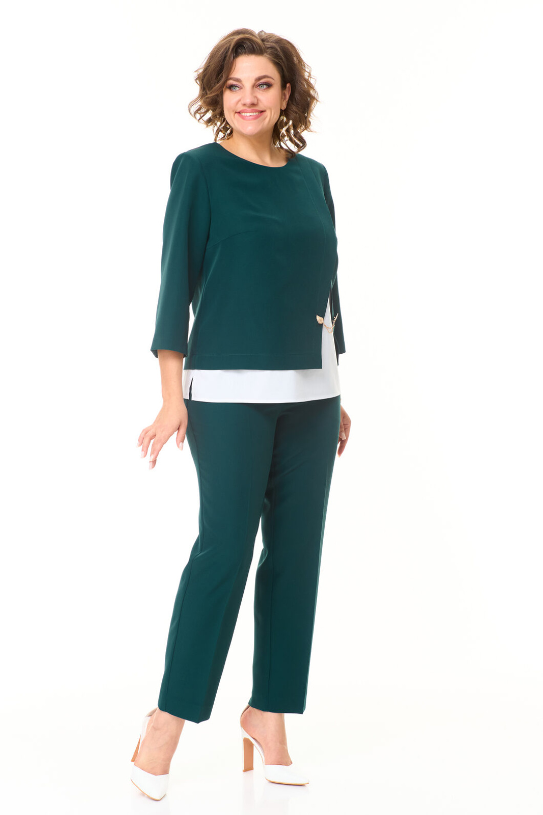 Костюм Vi oro 1148 изумрудный - фото 2