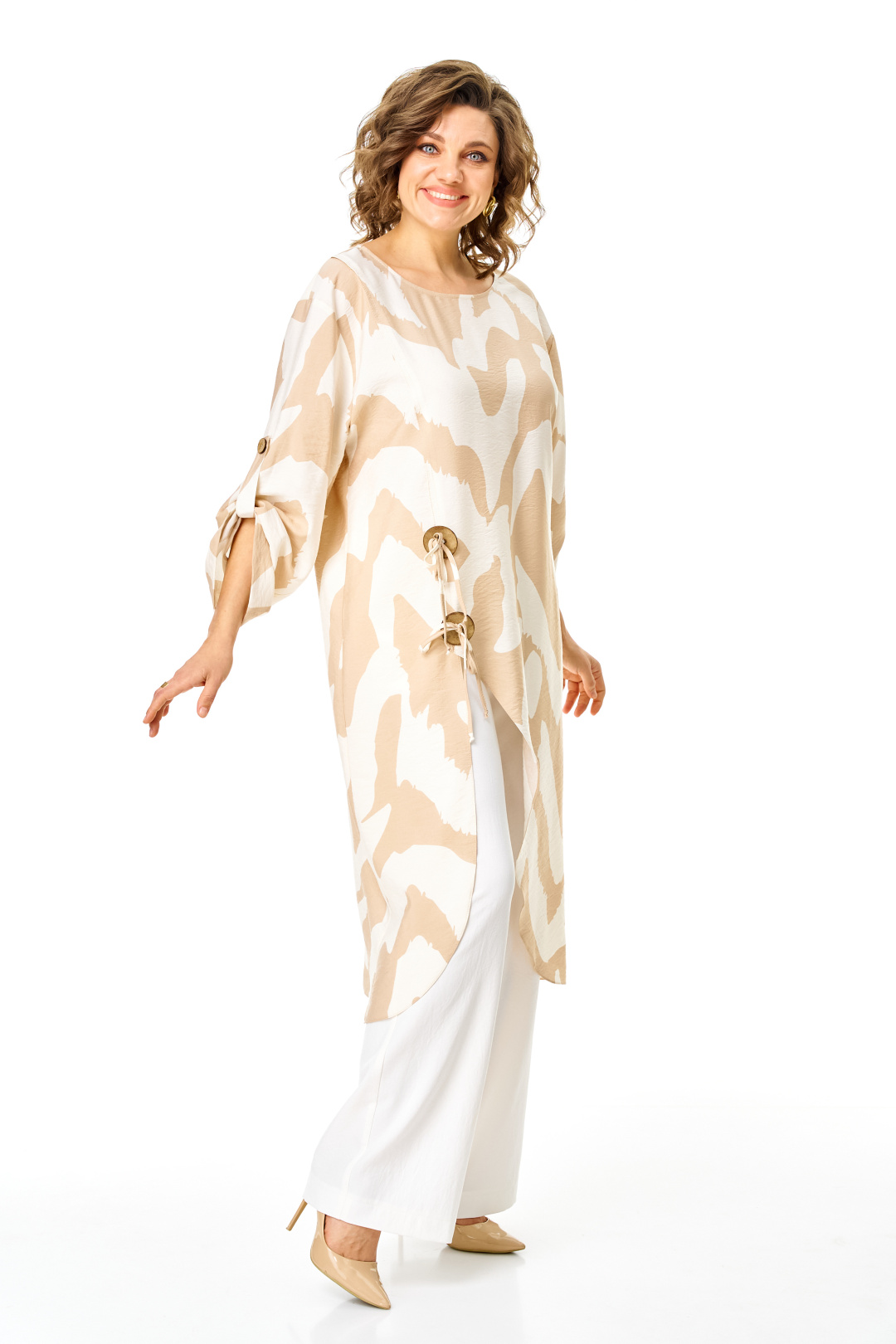 Костюм Vi oro 1168 беж - фото 3