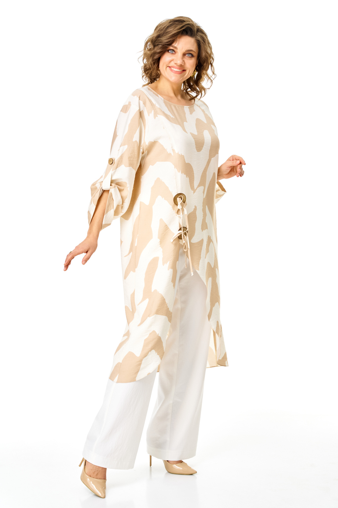 Костюм Vi oro 1168 беж - фото 4