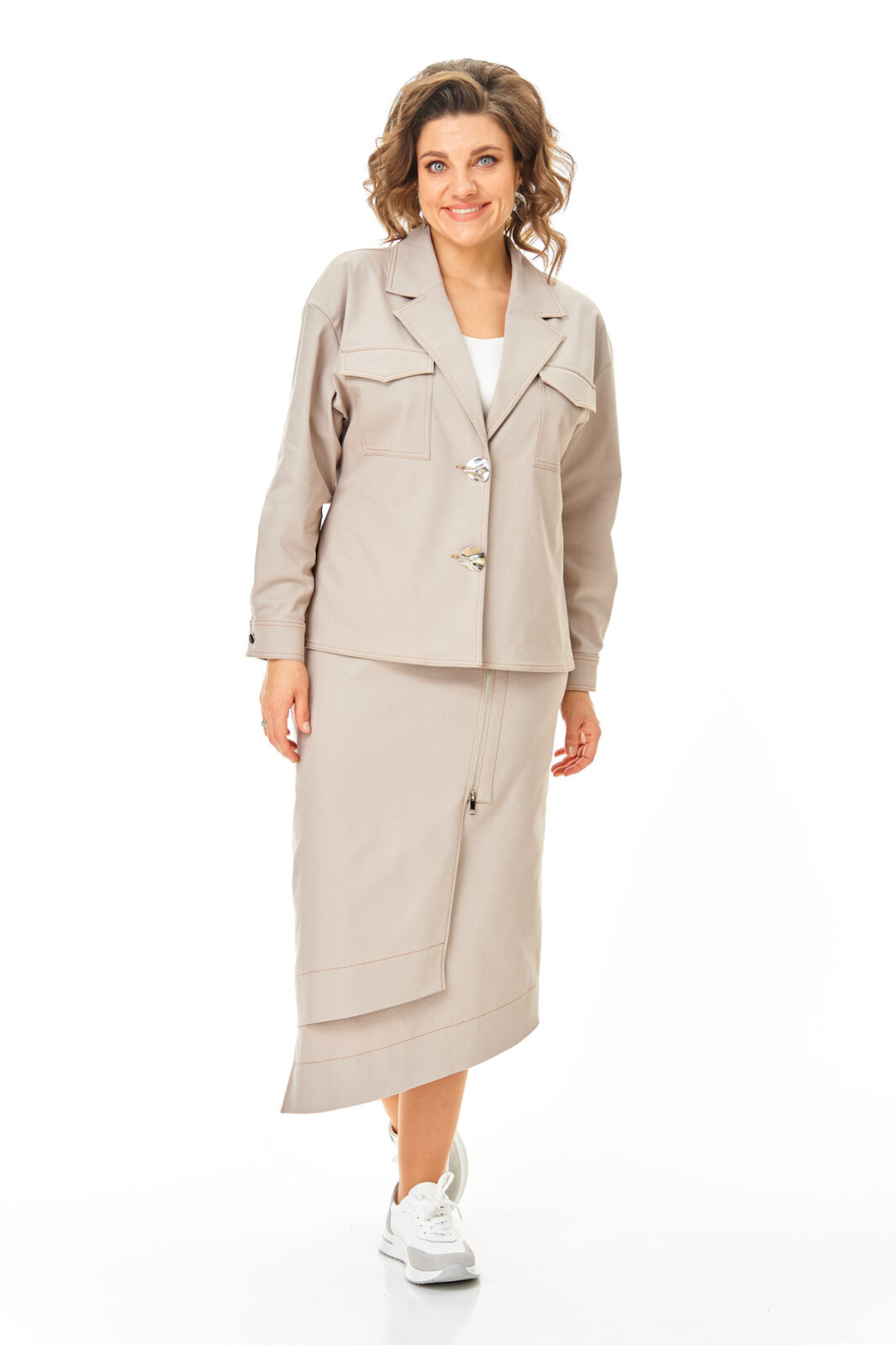 Костюм Vi oro 1245 бежевый