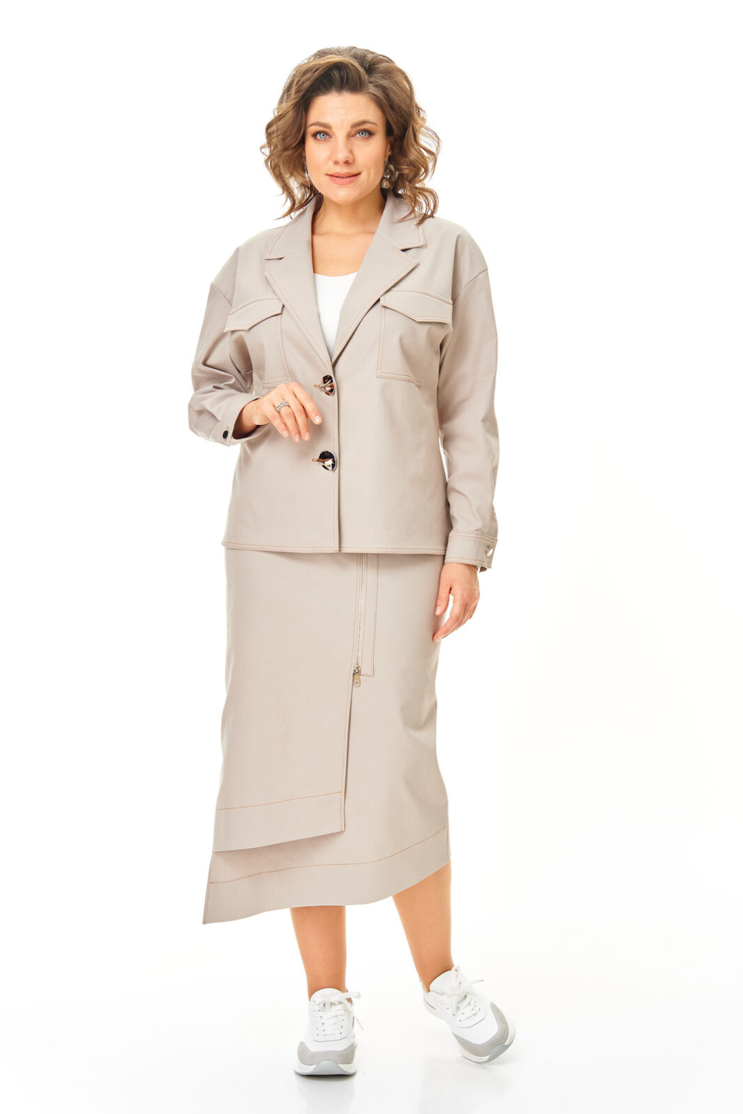 Костюм Vi oro 1245 бежевый