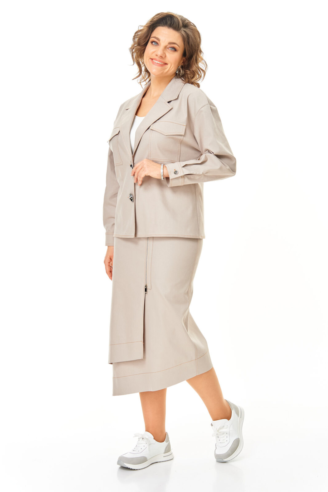 Костюм Vi oro 1245 бежевый