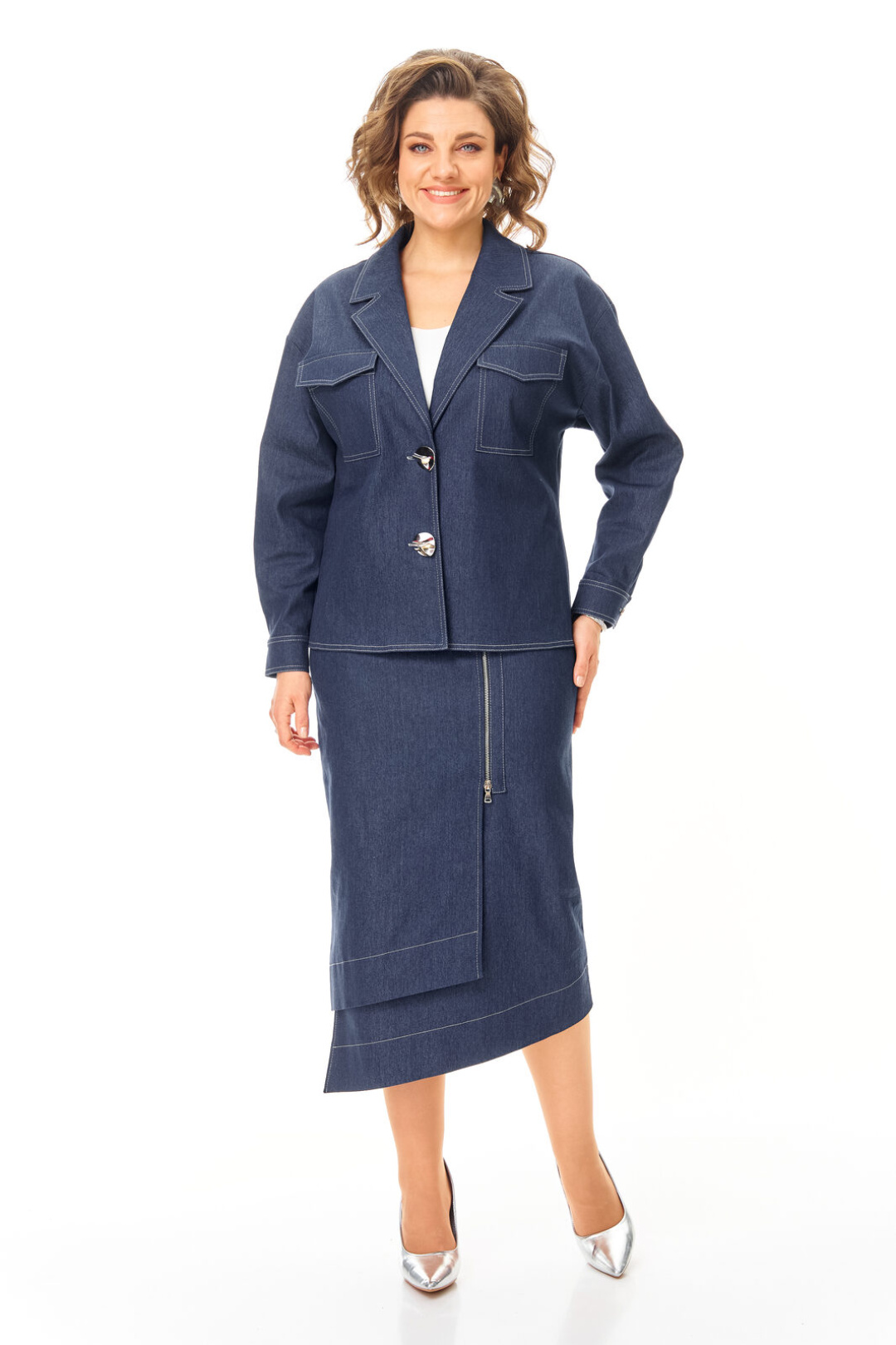 Костюм Vi oro 1245 деним - фото 2