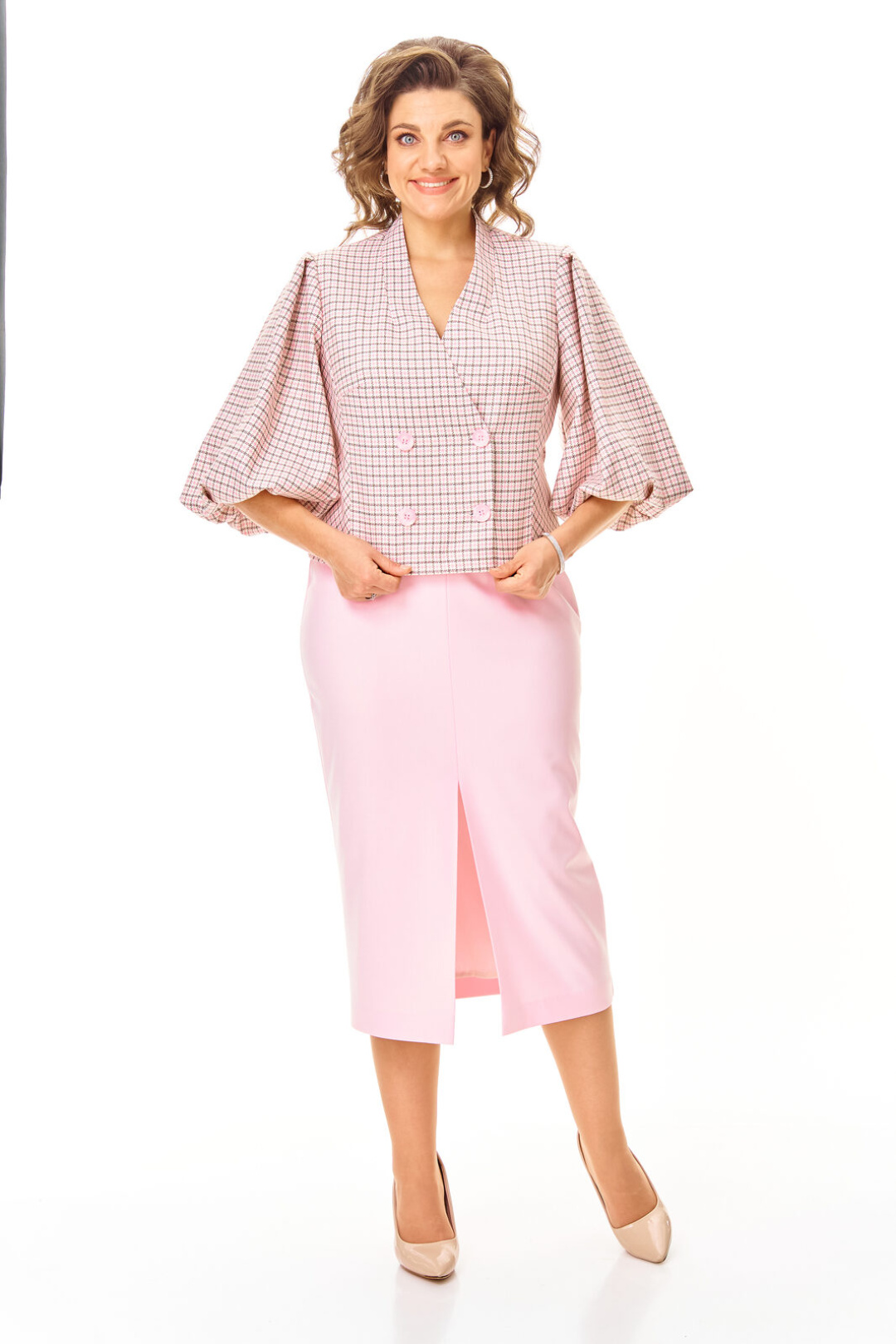 Костюм Vi oro 1248 розовый + однотон