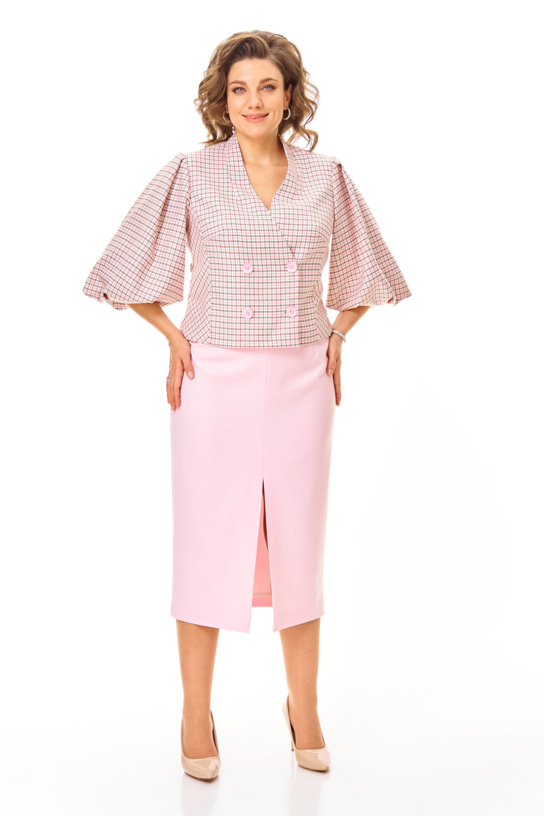 Костюм Vi oro 1248 розовый + однотон