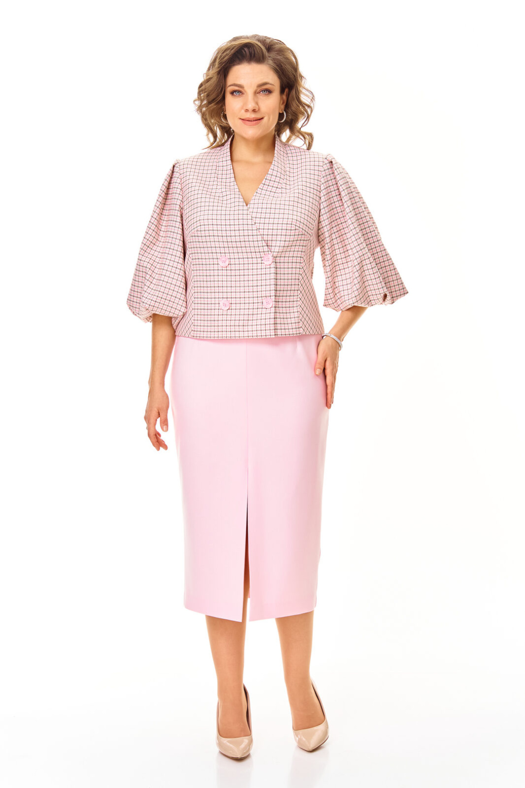 Костюм Vi oro 1248 розовый + однотон