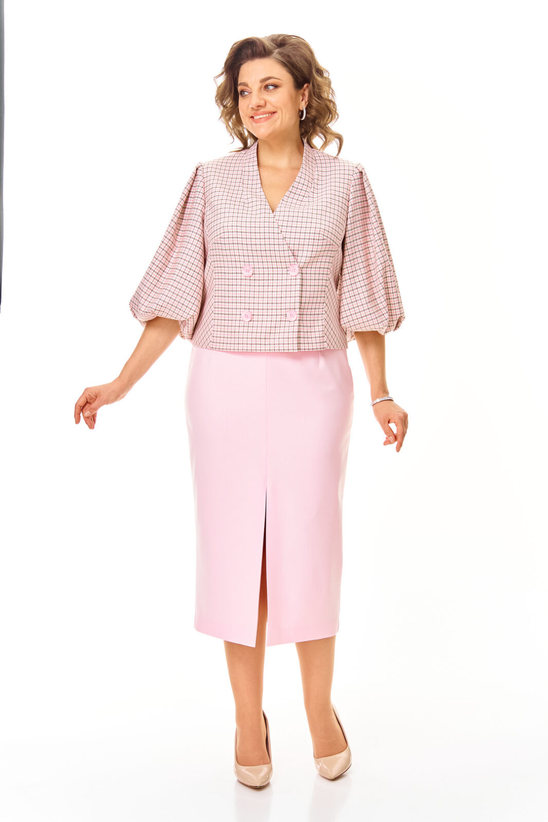 Костюм Vi oro 1248 розовый + однотон