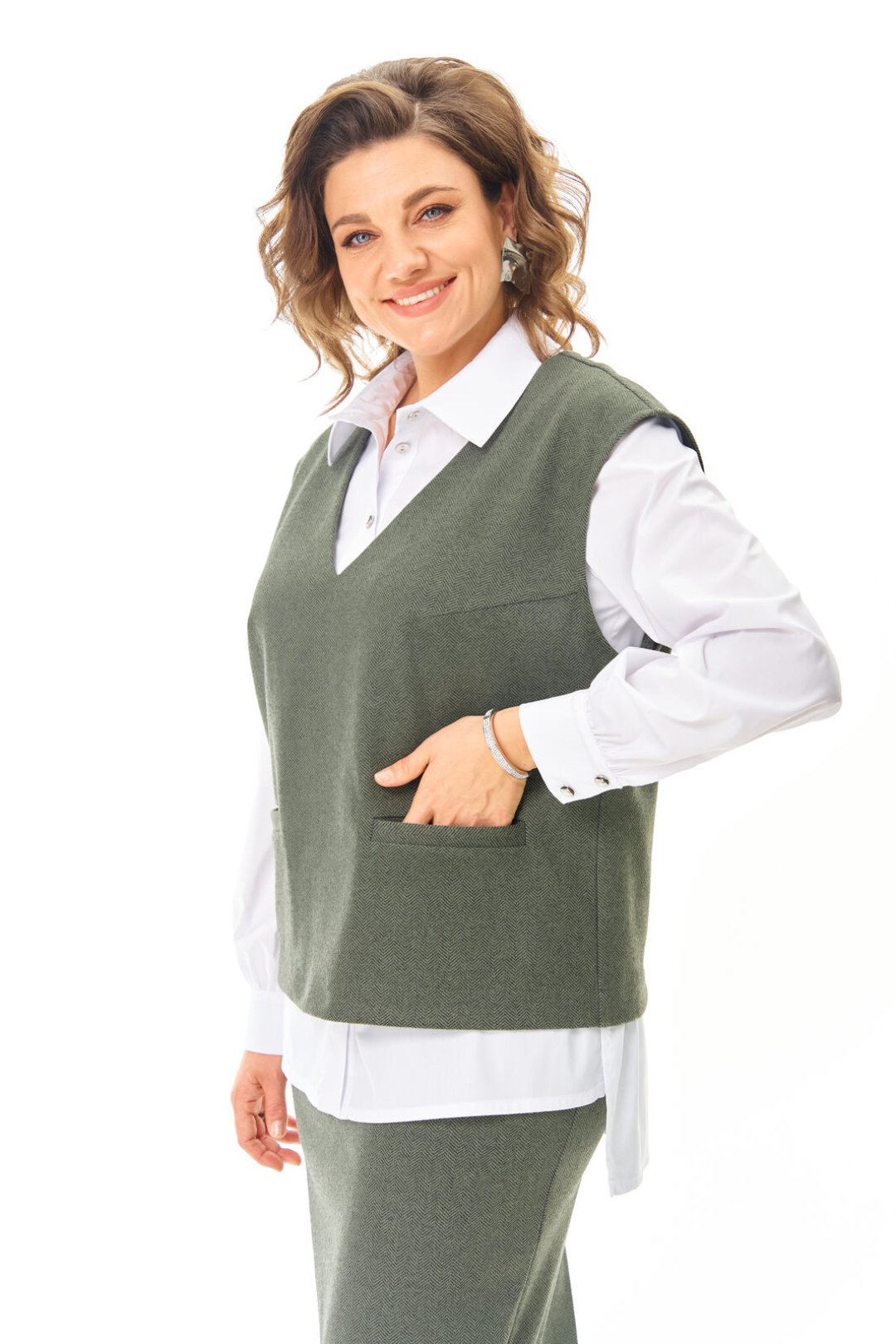 Костюм Vi oro 1249 оливка