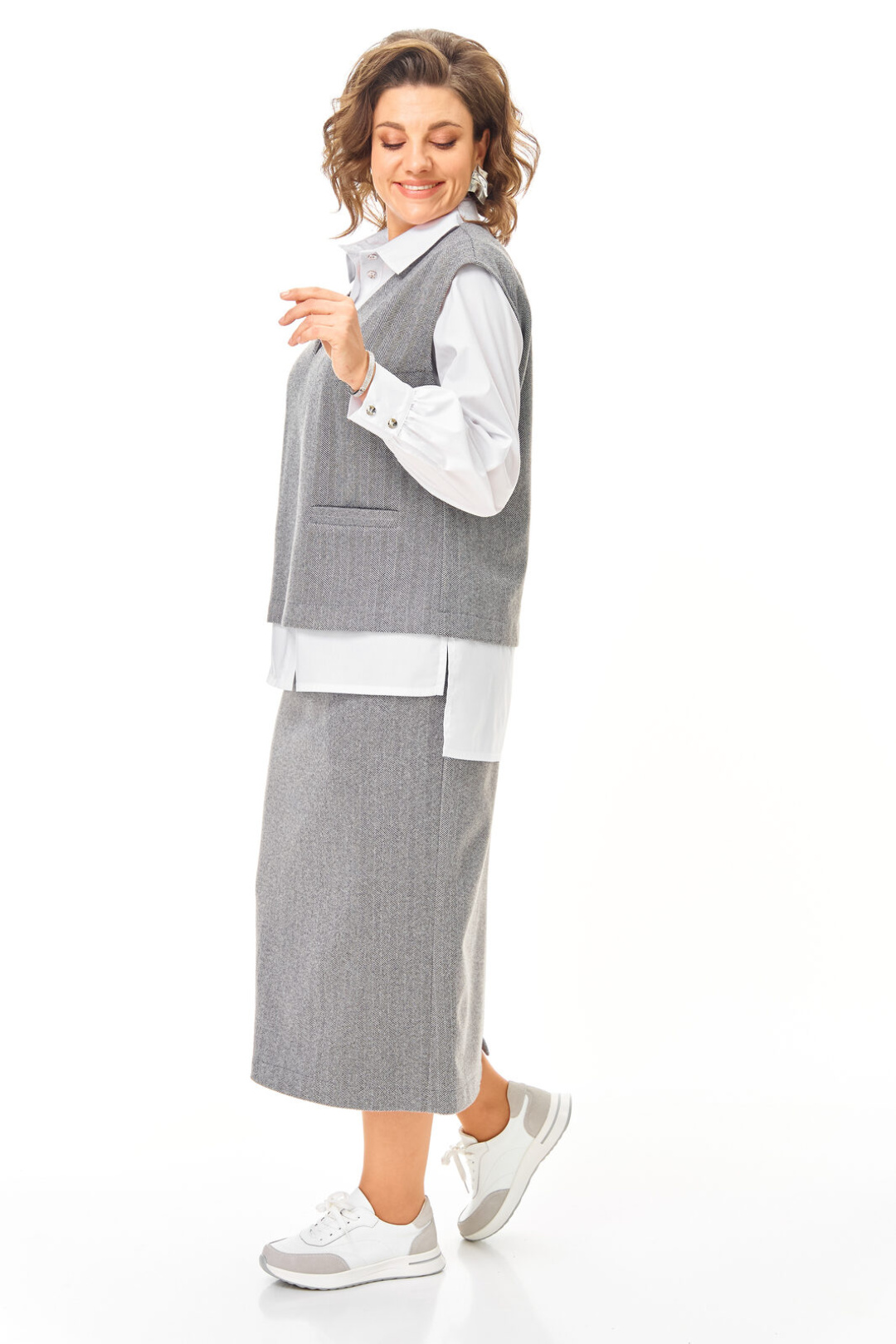 Костюм Vi oro 1249 серый