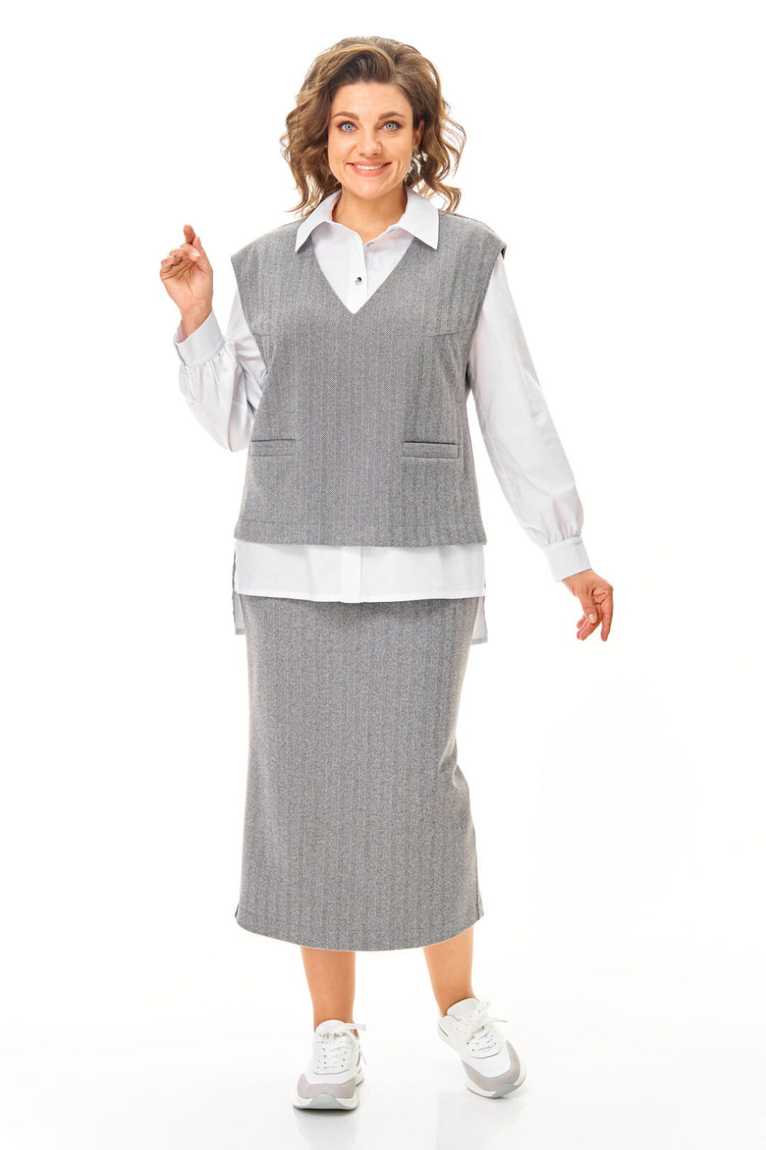 Костюм Vi oro 1249 серый