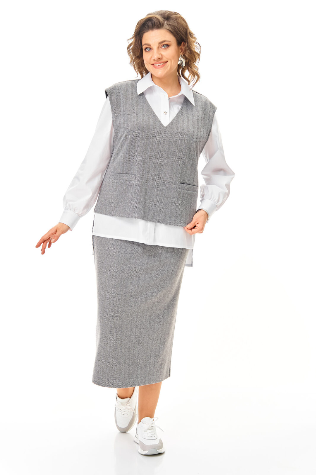 Костюм Vi oro 1249 серый