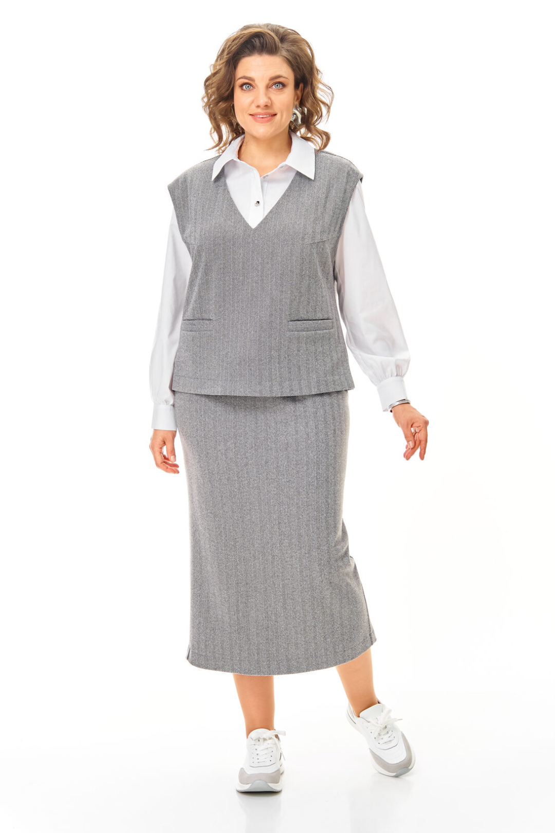 Костюм Vi oro 1249 серый