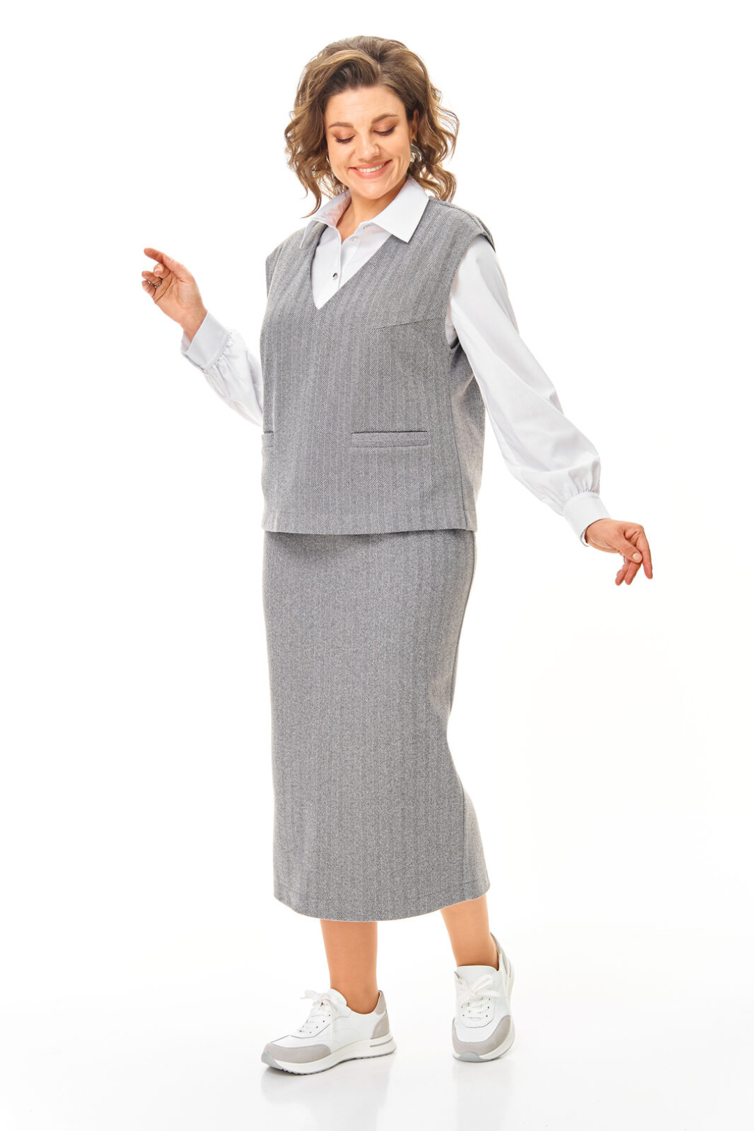 Костюм Vi oro 1249 серый