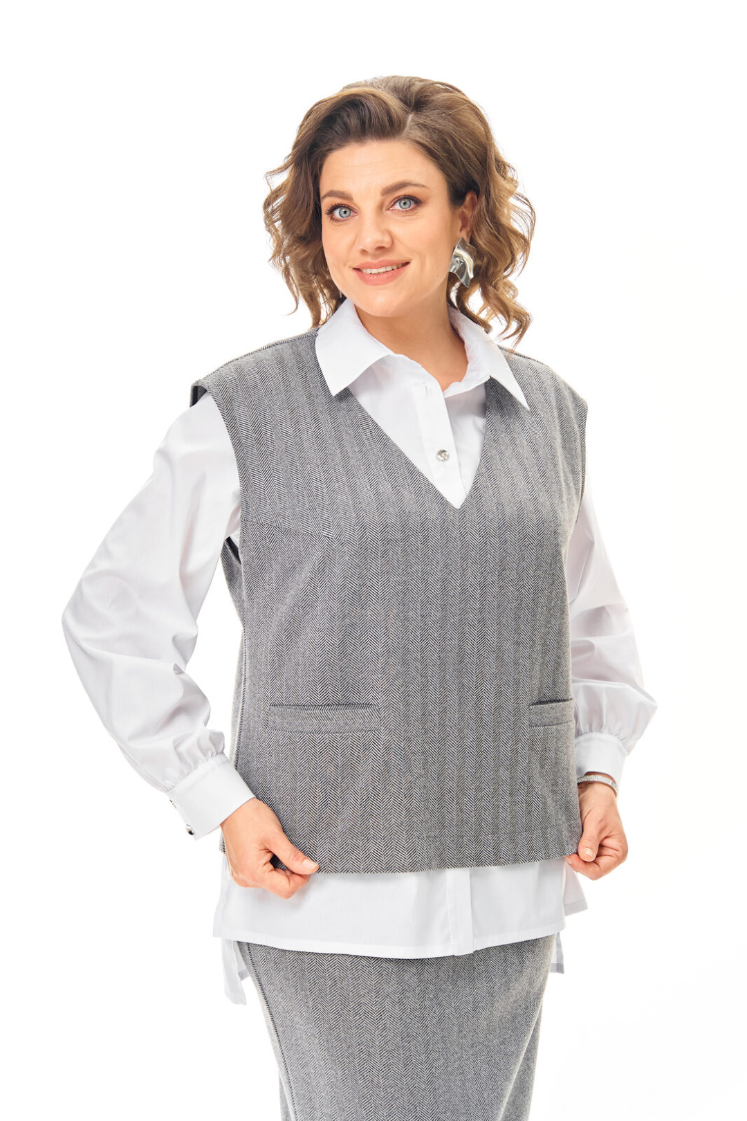 Костюм Vi oro 1249 серый