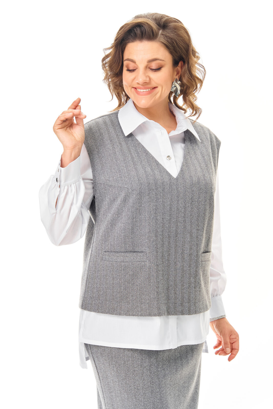 Костюм Vi oro 1249 серый