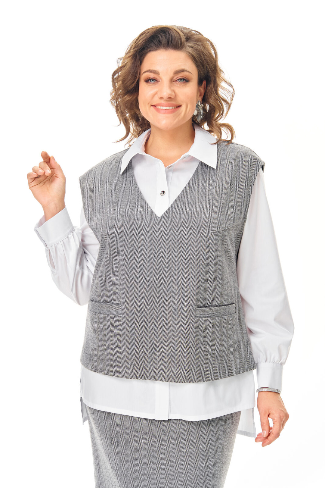 Костюм Vi oro 1249 серый