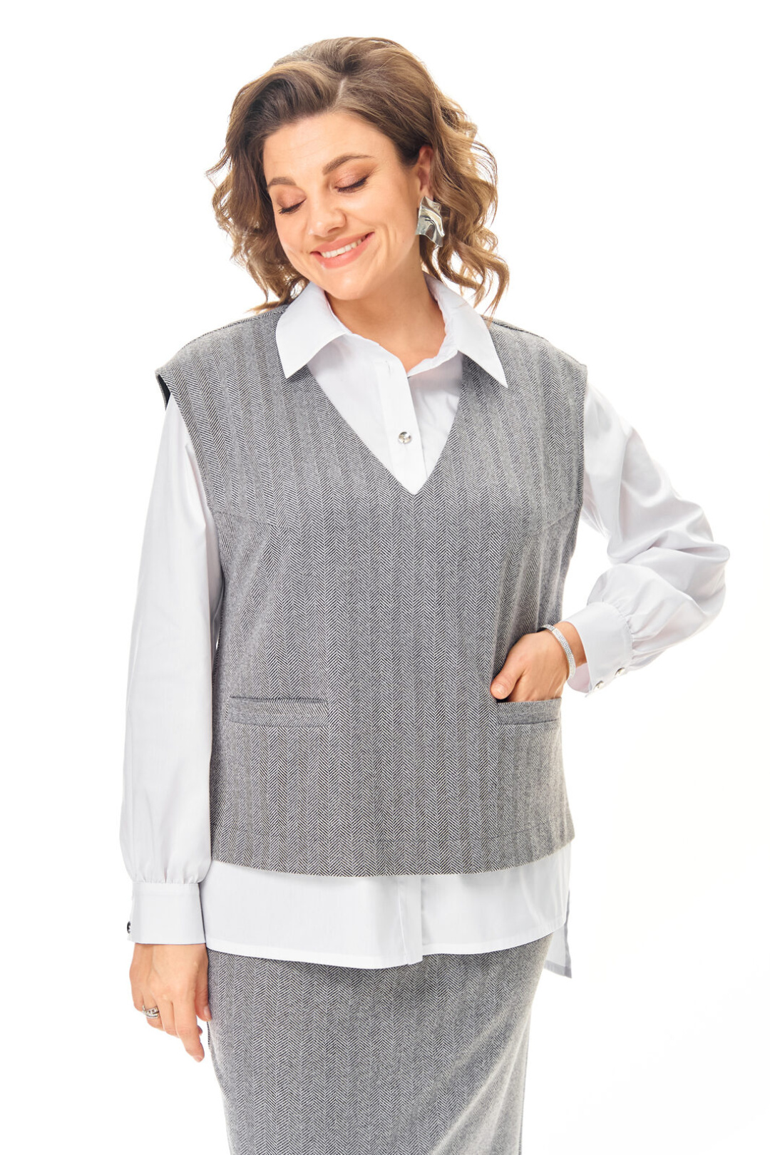 Костюм Vi oro 1249 серый