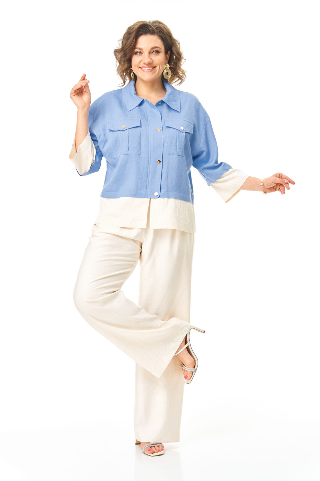 Костюм Vi oro 1251 голубой