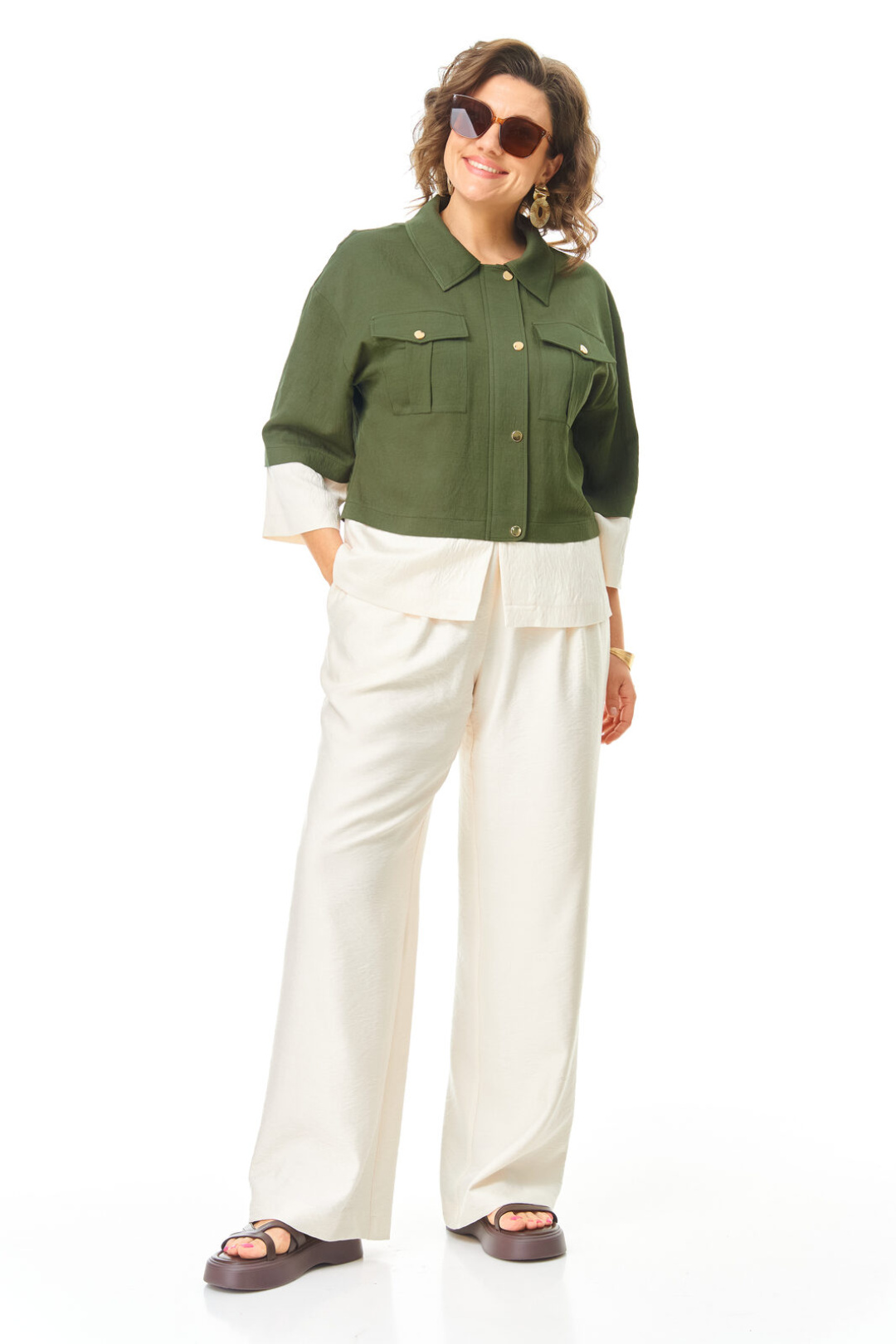 Костюм Vi oro 1251 оливка