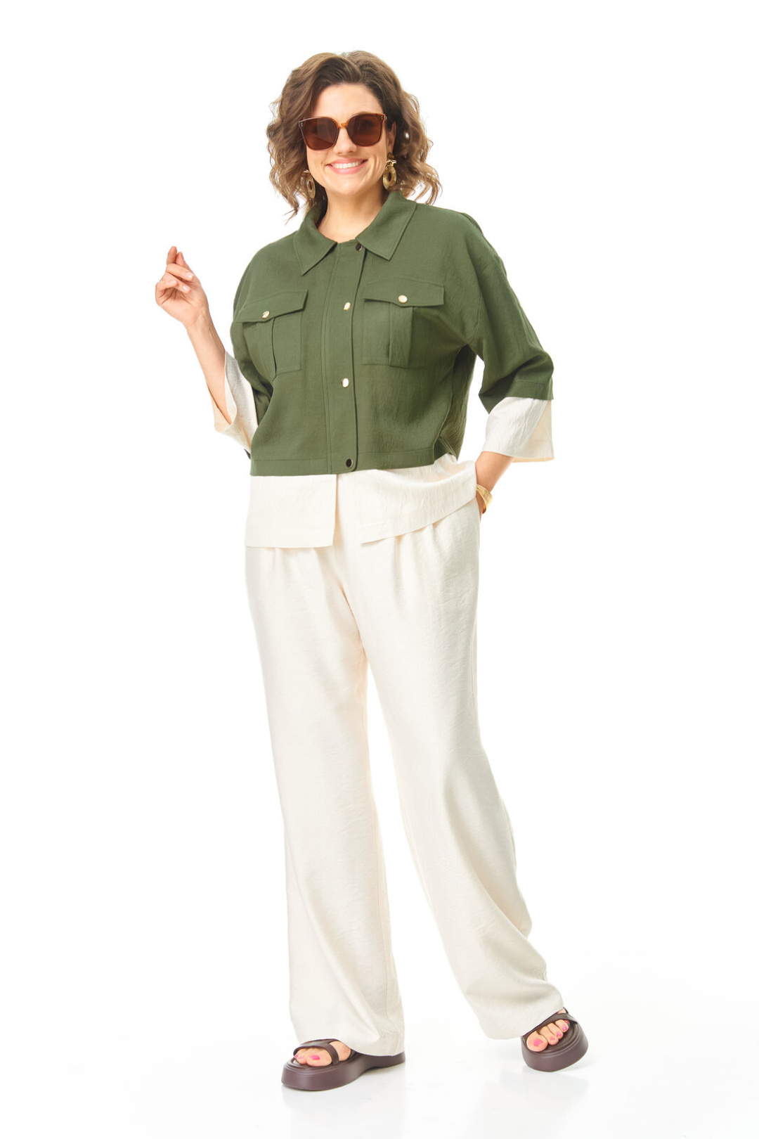 Костюм Vi oro 1251 оливка