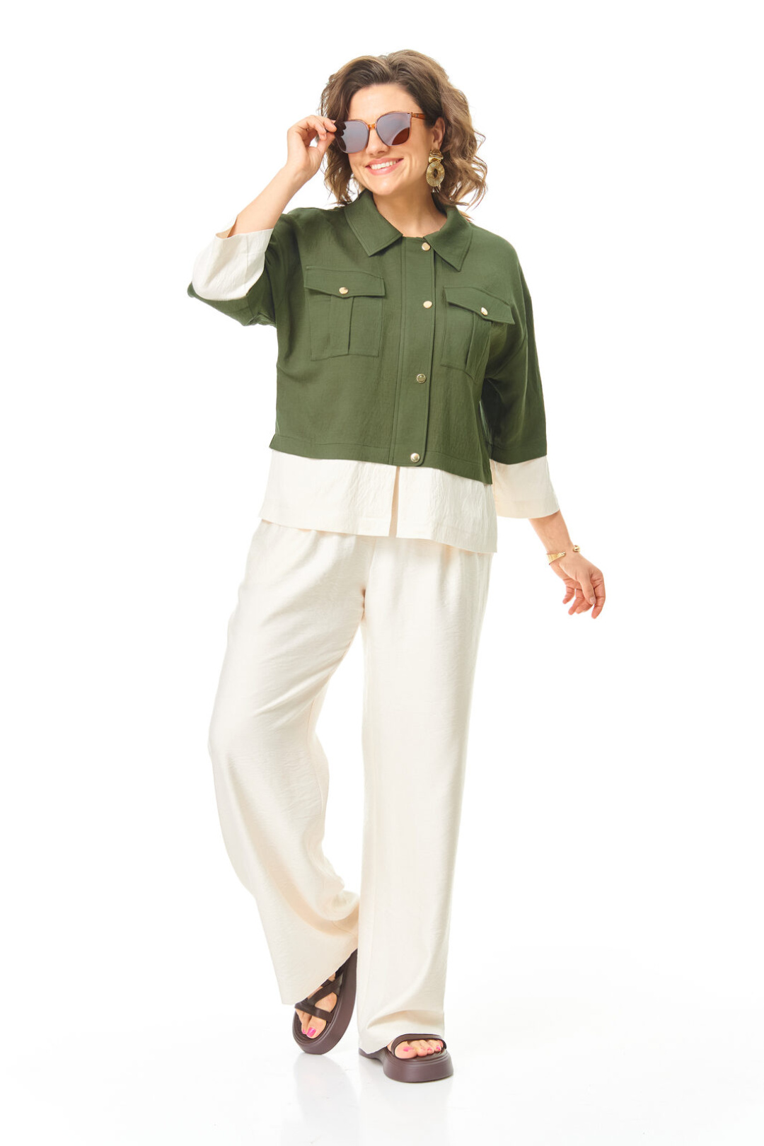 Костюм Vi oro 1251 оливка