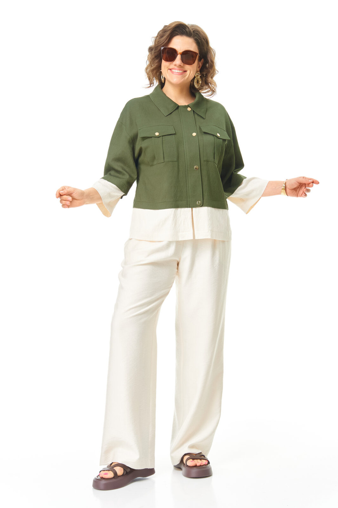 Костюм Vi oro 1251 оливка